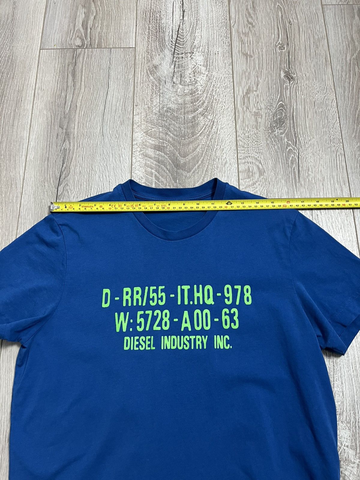 Diesel Diesel Y2K T-Shirt Big Print Hype Tee Blue Size US L / EU 52-54 / 3 - 13 Thumbnail