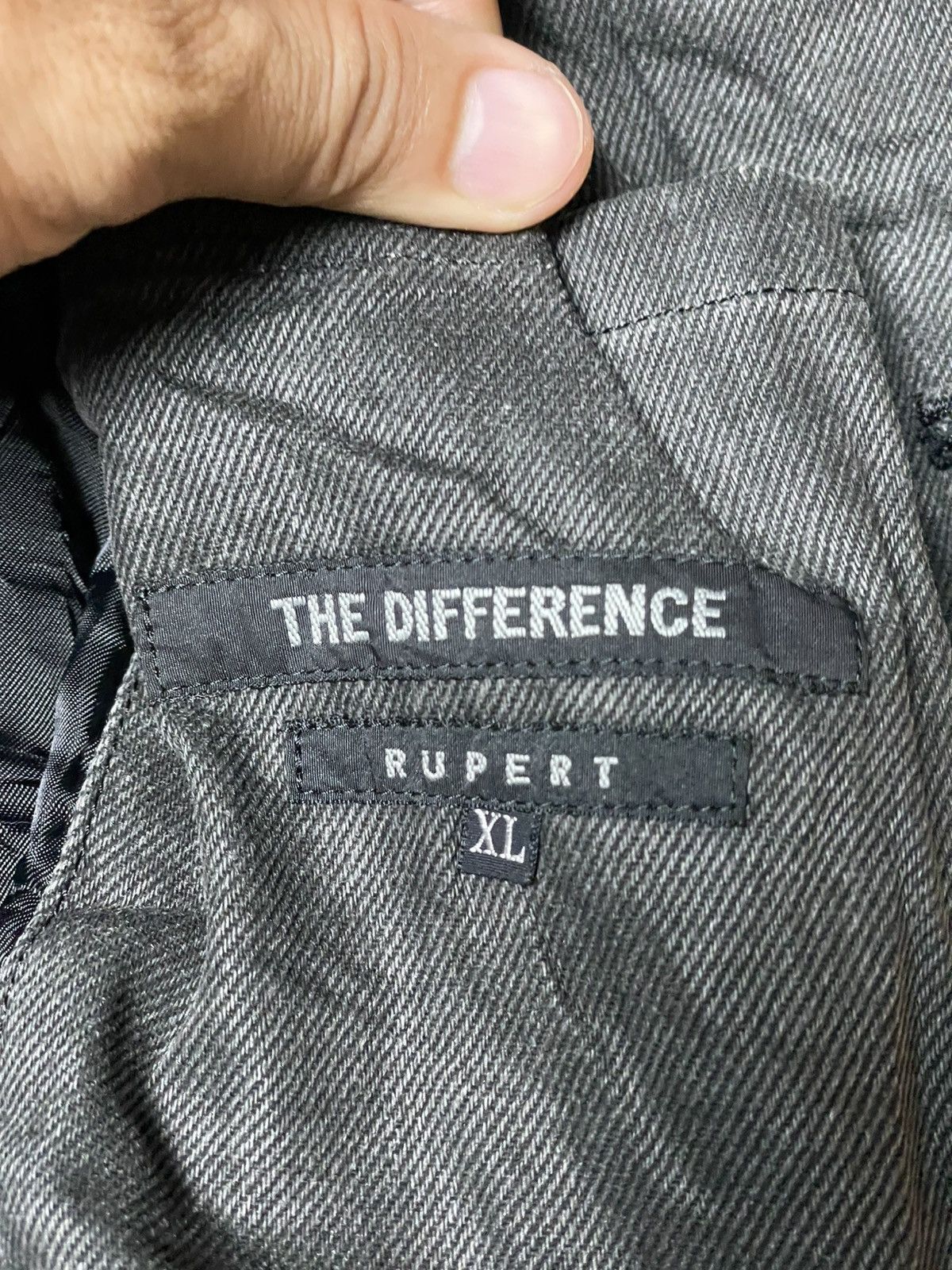 Japanese Brand × Seditionaries × Vintage THE DIFFERENCE x RUPERT DENIM HOODED JACKET (103) Size US XL / EU 56 / 4 - 8 Thumbnail