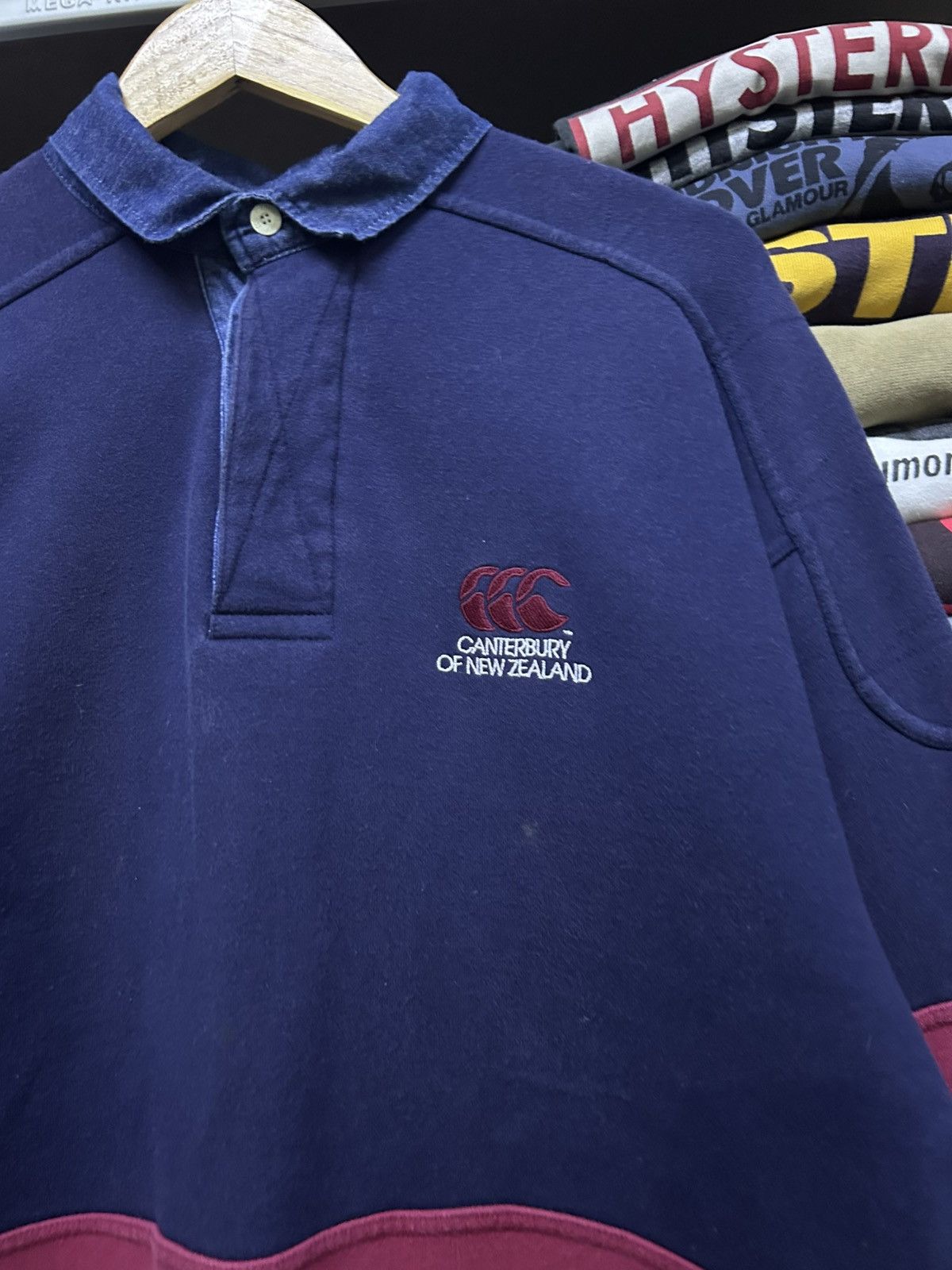 Canterbury of New Zealand Vintage Canterbury Rugby Shirt large size Size US L / EU 52-54 / 3 - 3 Thumbnail