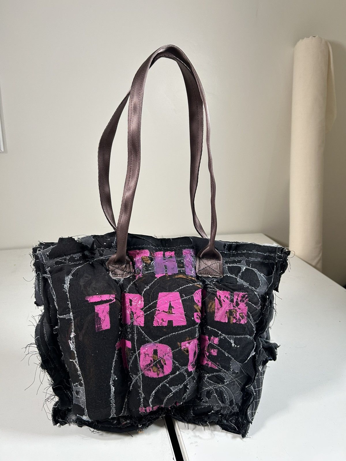 Handmade The Trash Tote by NOMIJOON Size ONE SIZE - 1 Thumbnail