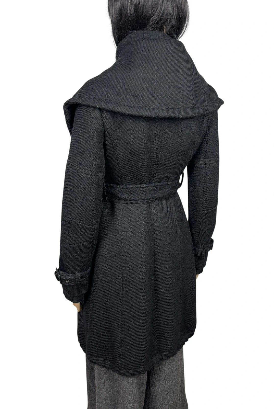 Max Mara Max Mara Wool Coat Belted Twill size UK6 US4 Size XS / US 0-2 / IT 36-38 - 7 Thumbnail