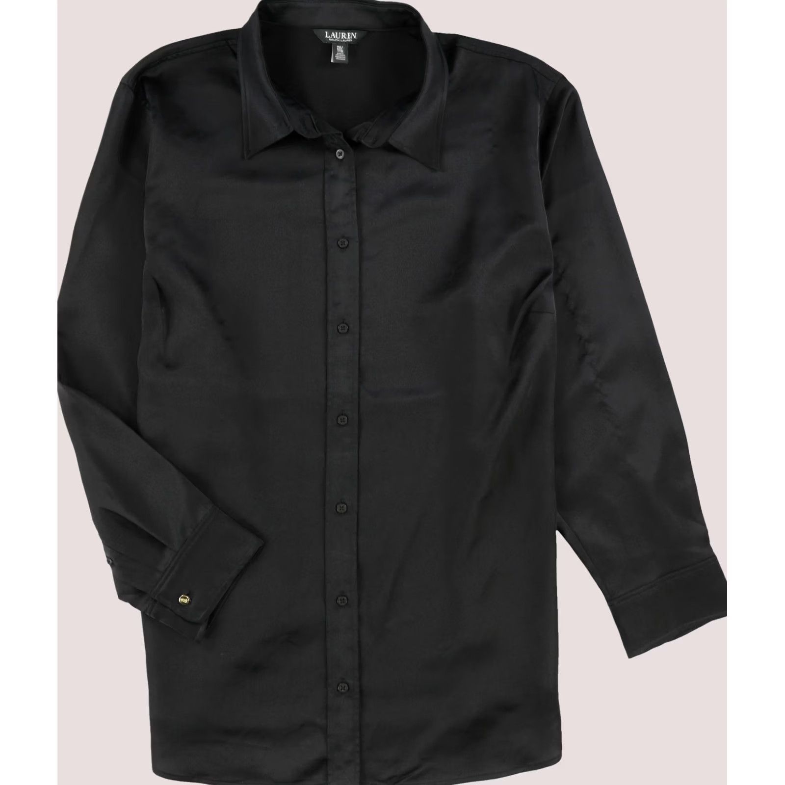 Ralph Lauren Ralph Lauren Womens Black Plus Size 2X Blouse Shirt Size XXL / US 16-18 / IT 52-54 - 1 Thumbnail