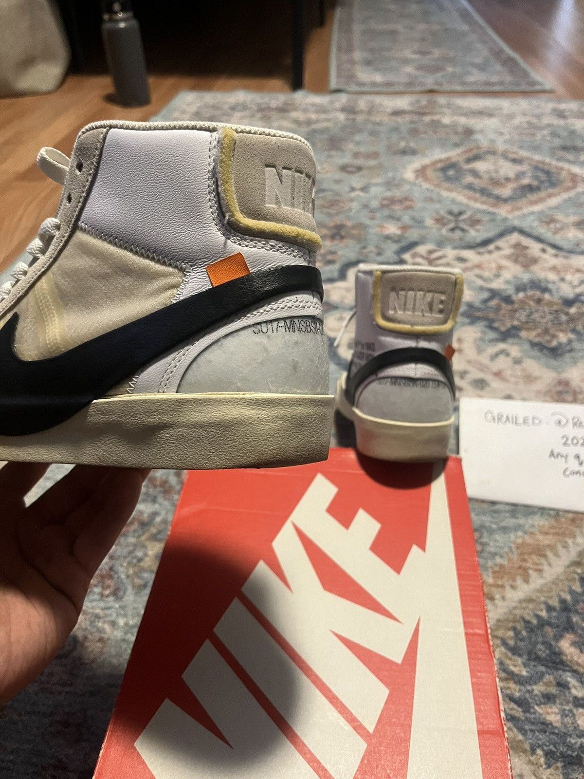 Nike × Off-White Nike OFF WHITE Blazer Mid “THE TEN” Size US 8 / EU 41 - 6 Thumbnail