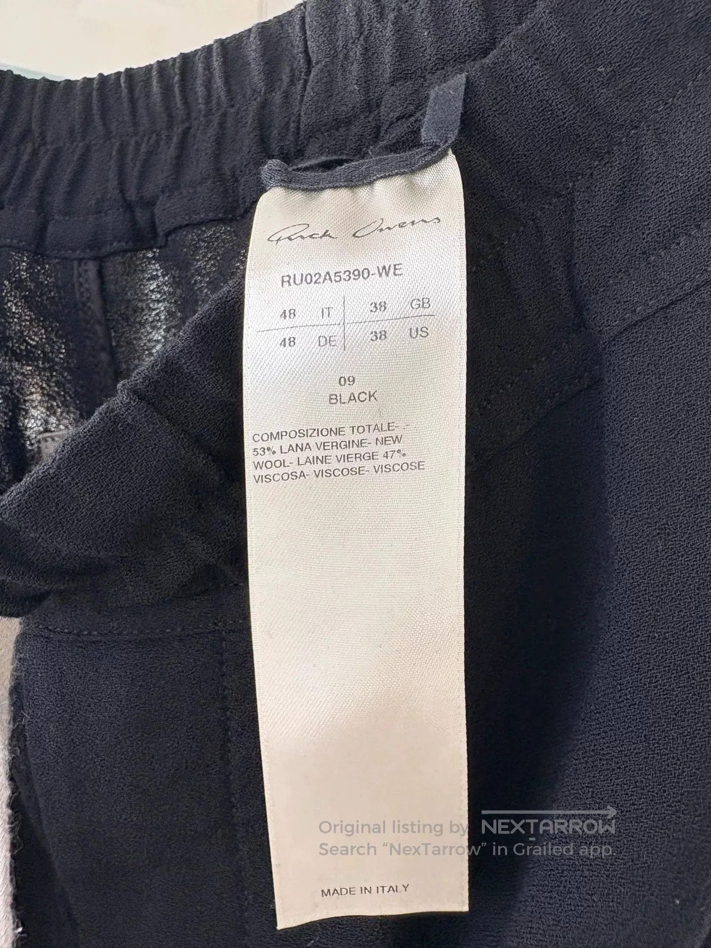 Rick Owens Rick Owens Berlin Long Pants. Size US 32 / EU 48 - 3 Thumbnail