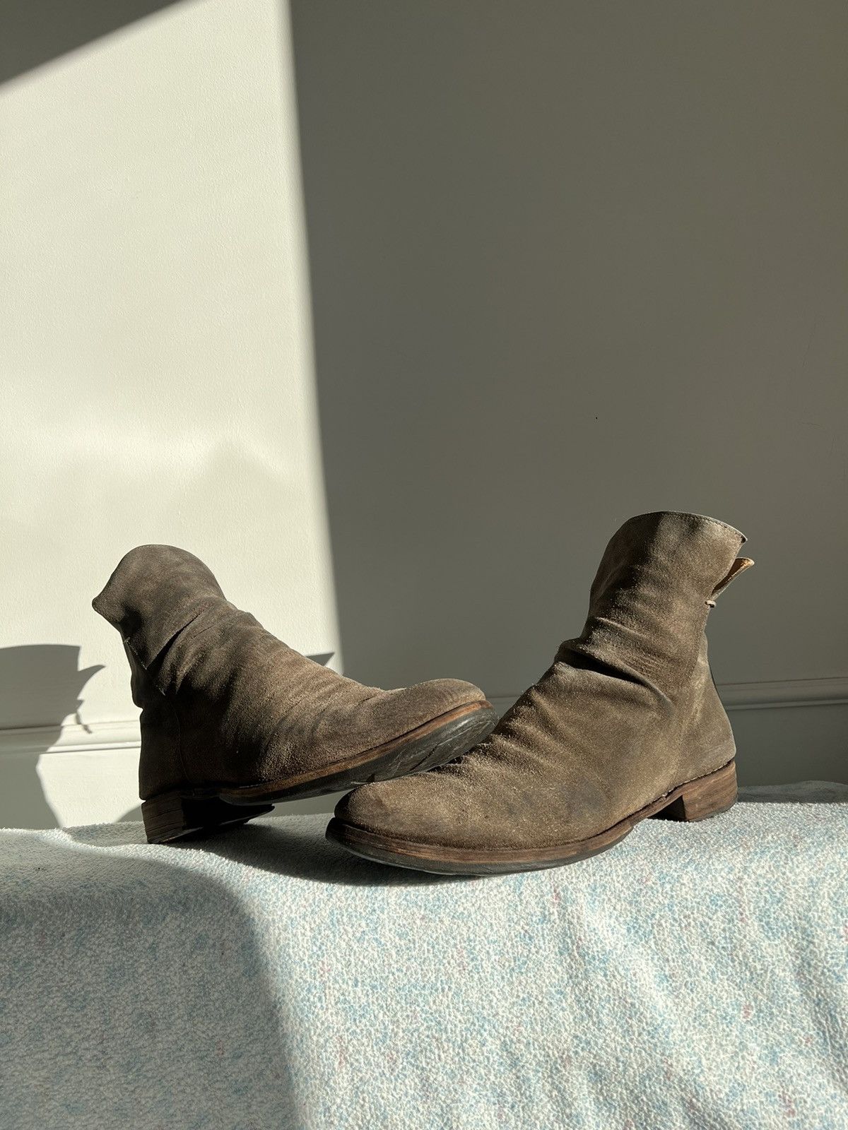 Fiorentini + Baker FIORENTINI+BAKER ELF Suede Leather Boots Guidi style Size US 8.5 / EU 41-42 - 2 Thumbnail