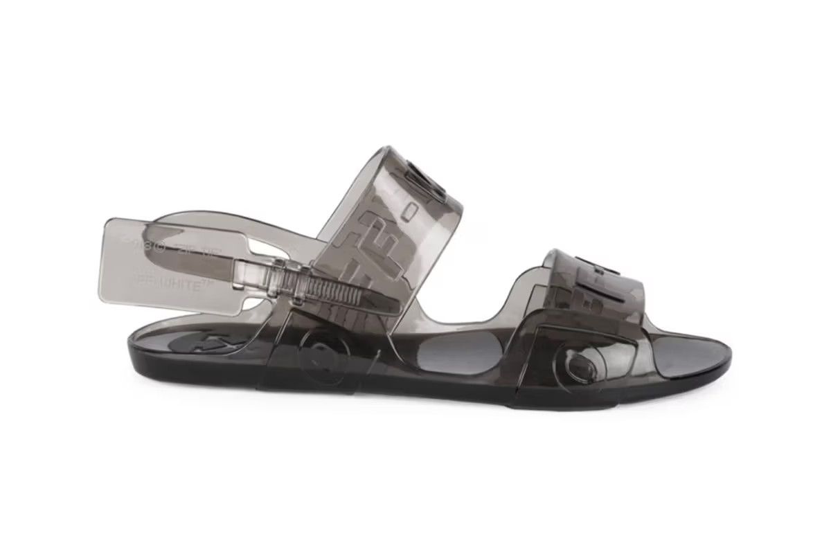 image of Off White O1Mle0524 Jelly Sandals In Black, Women's (Size 6)