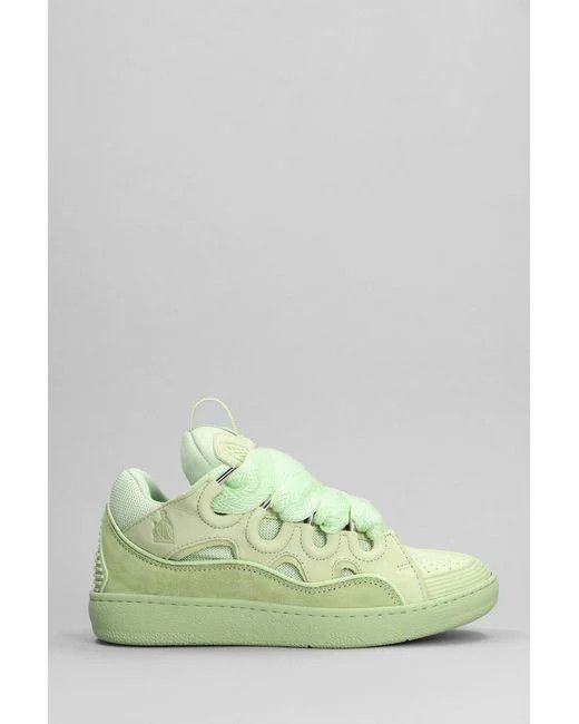 oc11z0325 Curb Low-Top Sneakers in Light Green