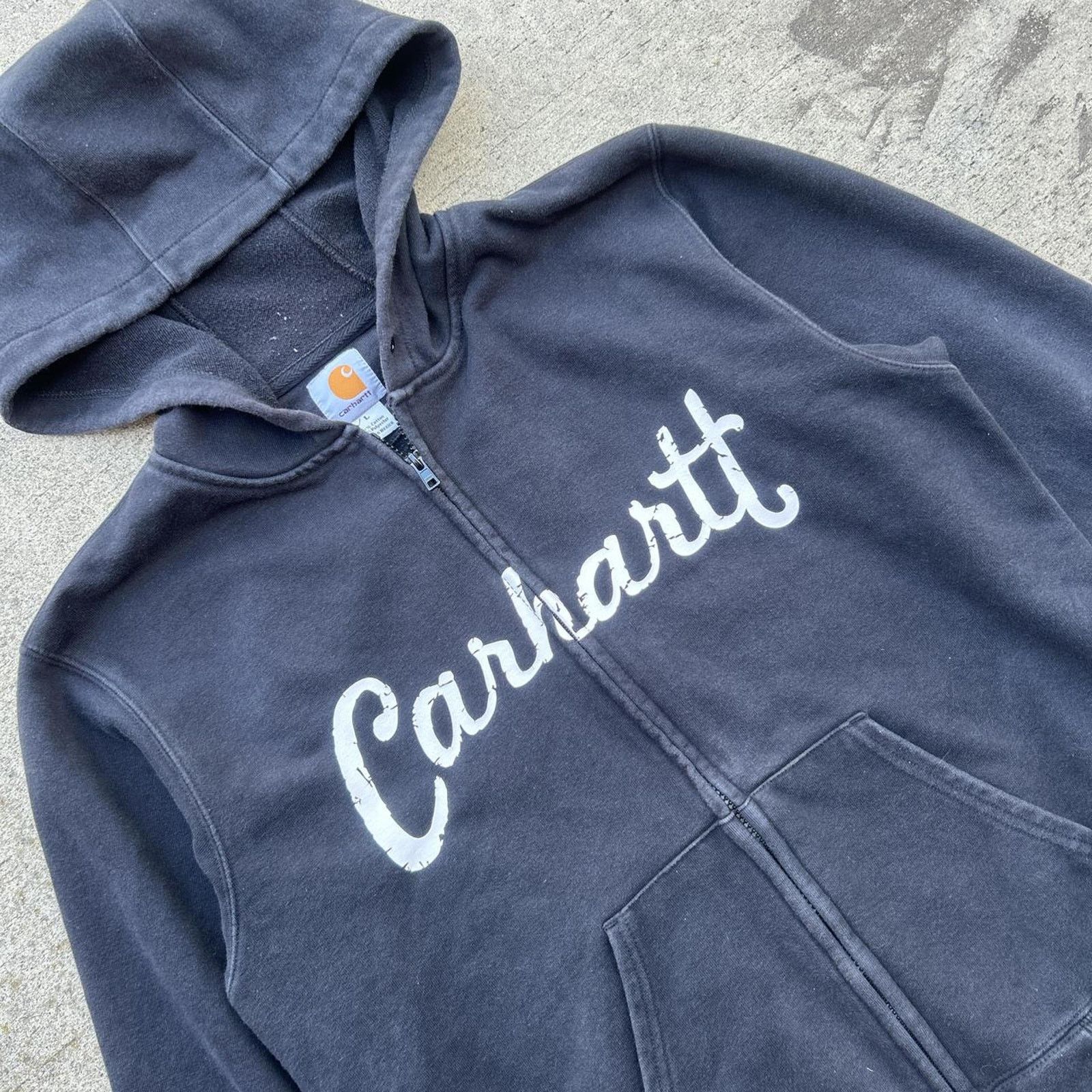Carhartt Carhartt spell out black zip Size US L / EU 52-54 / 3 - 2 Thumbnail