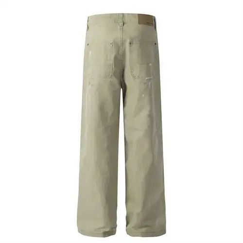 Jean Street American washed distressed ink-splashed cargo jeans Size US 32 / EU 48 - 3 Thumbnail