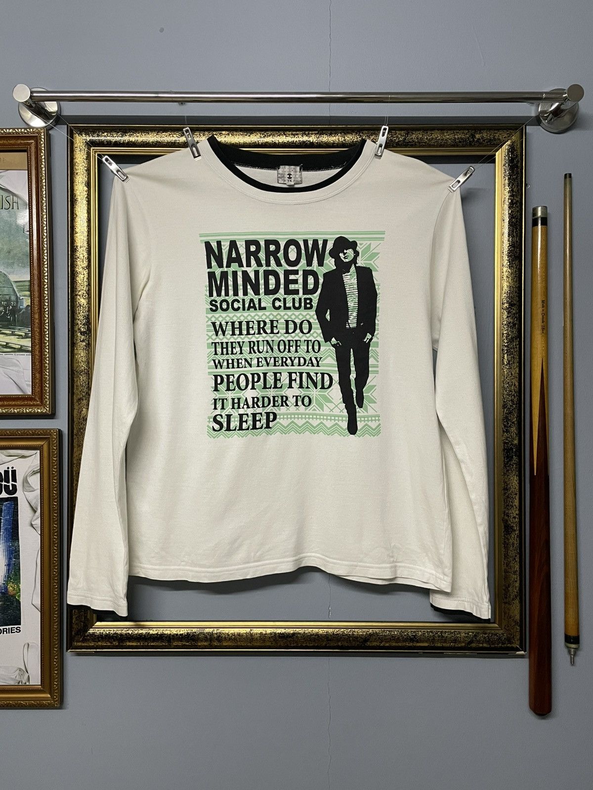 Japanese Brand × Takeo Kikuchi × Vintage Vintage 1990s Japan Takeo Kikuchi Narrow Minded Carl Barat Size US M / EU 48-50 / 2 - 1 Thumbnail