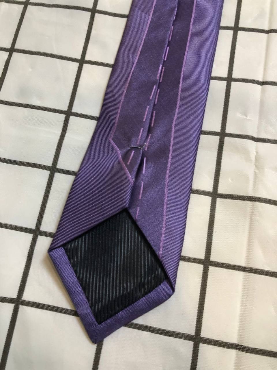 Giorgio Armani Giorgio Armani tie Purple Striped Silk Tie Made In Italy Size ONE SIZE - 6 Thumbnail