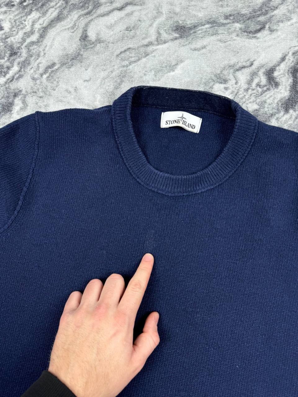 Stone Island Vintage Stone Island Knit Sweater Pullover Wool Size US XL / EU 56 / 4 - 13 Thumbnail