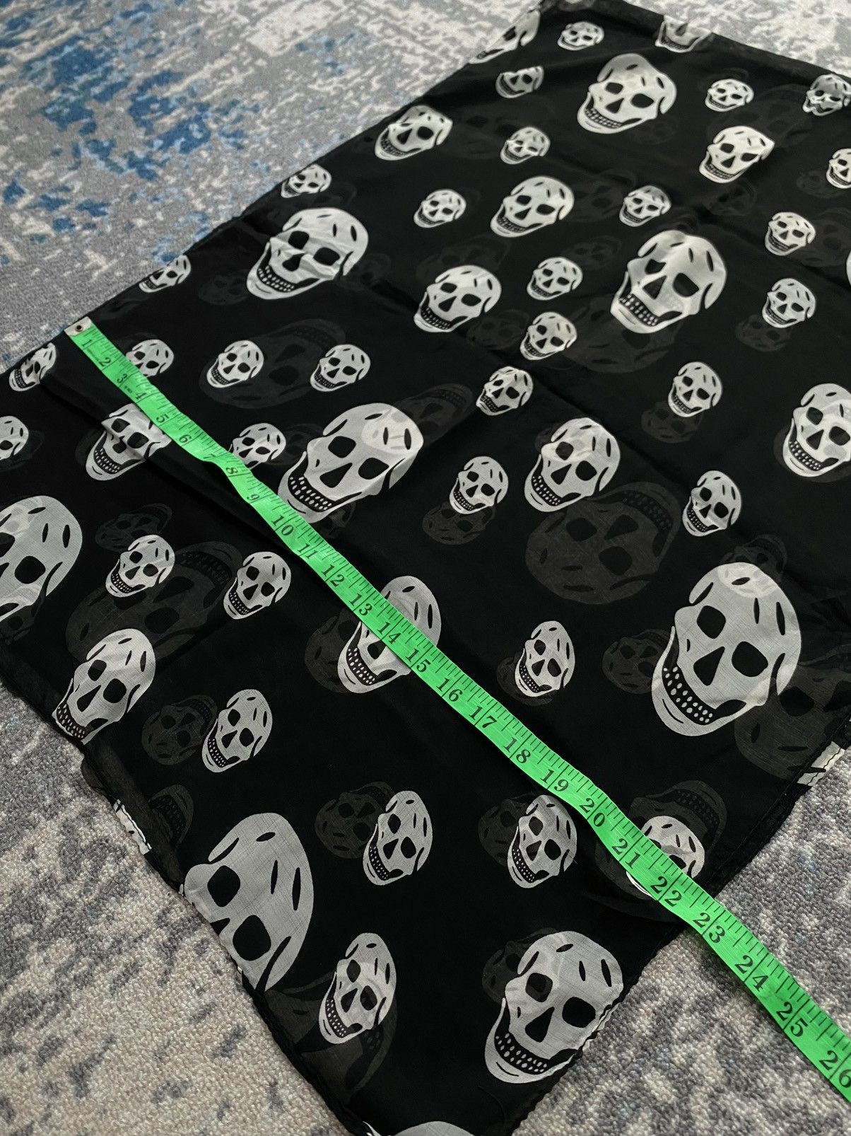 Japanese Brand Scraf skull Like Alexander Mcqueen Size ONE SIZE - 5 Thumbnail