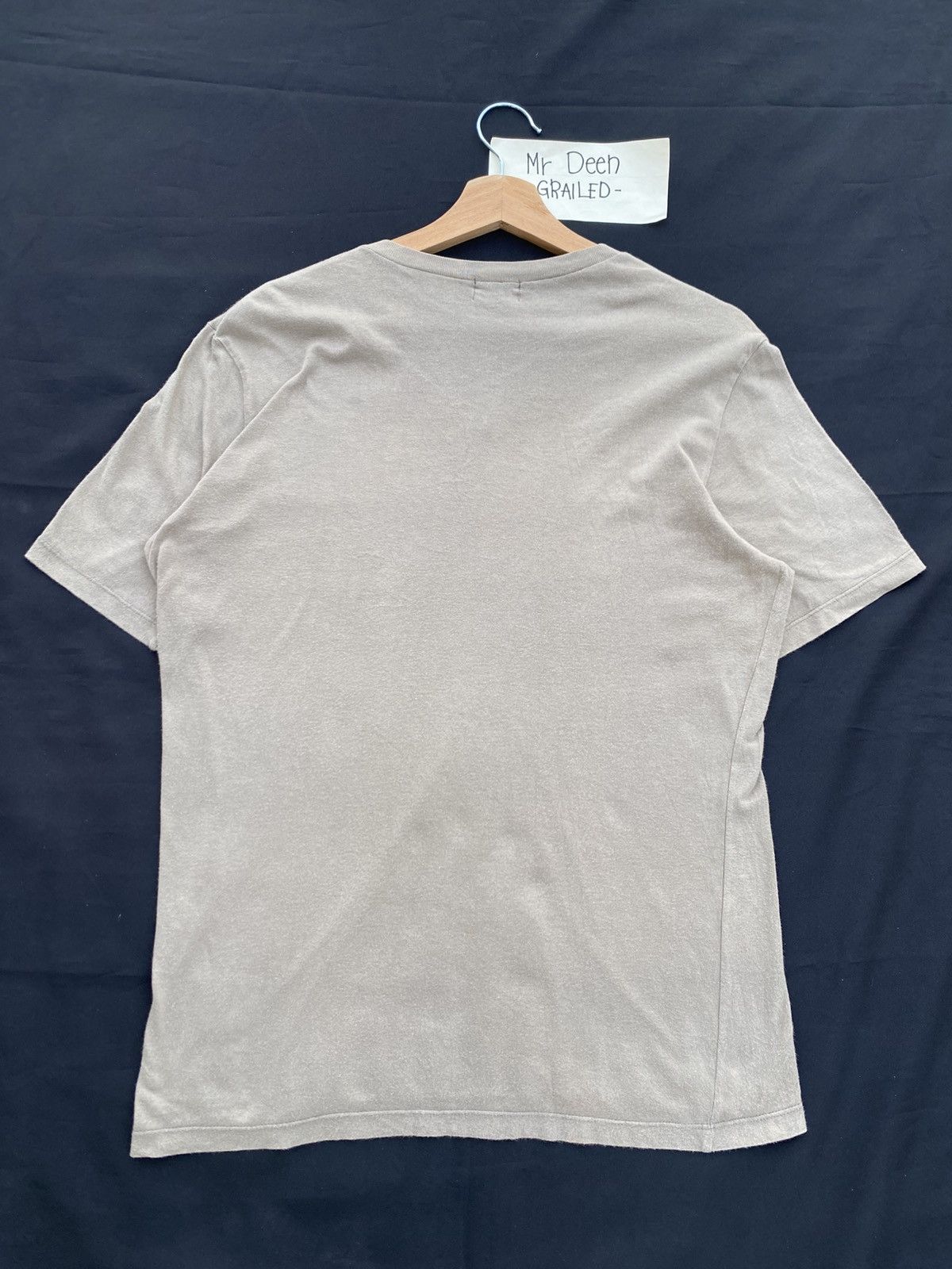 Helmut Lang Rare Vintage Helmut Lang Produced 1998 Brown Plain Tshirt Size US M / EU 48-50 / 2 - 19 Thumbnail