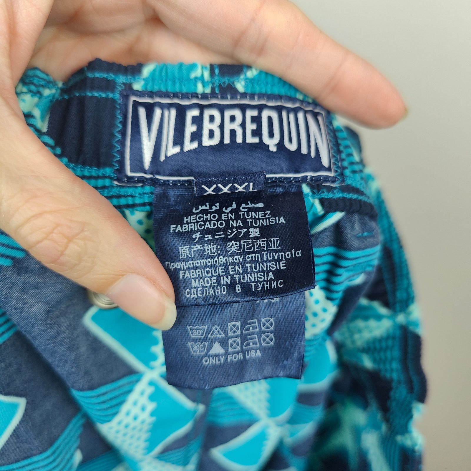 Vilebrequin Vilebrequin Swim Shorts Mens XXXL Blue Geometric Print Swim Size US 38 / EU 54 - 7 Thumbnail