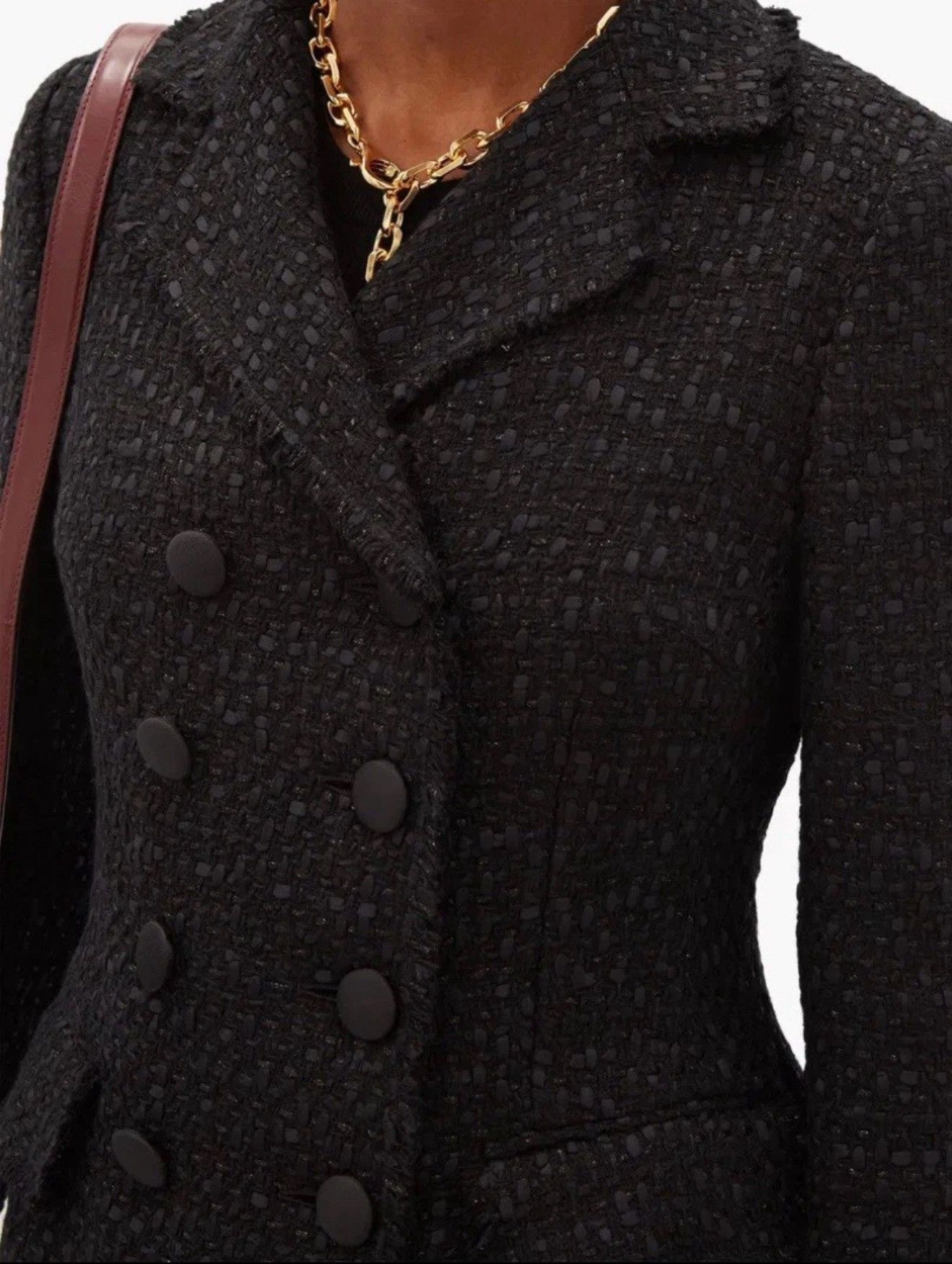 Dolce & Gabbana Rare Chic Dolce Gabbana Boucle Tweed Blazer Japan Exclusive Size XS / US 0-2 / IT 36-38 - 2 Thumbnail