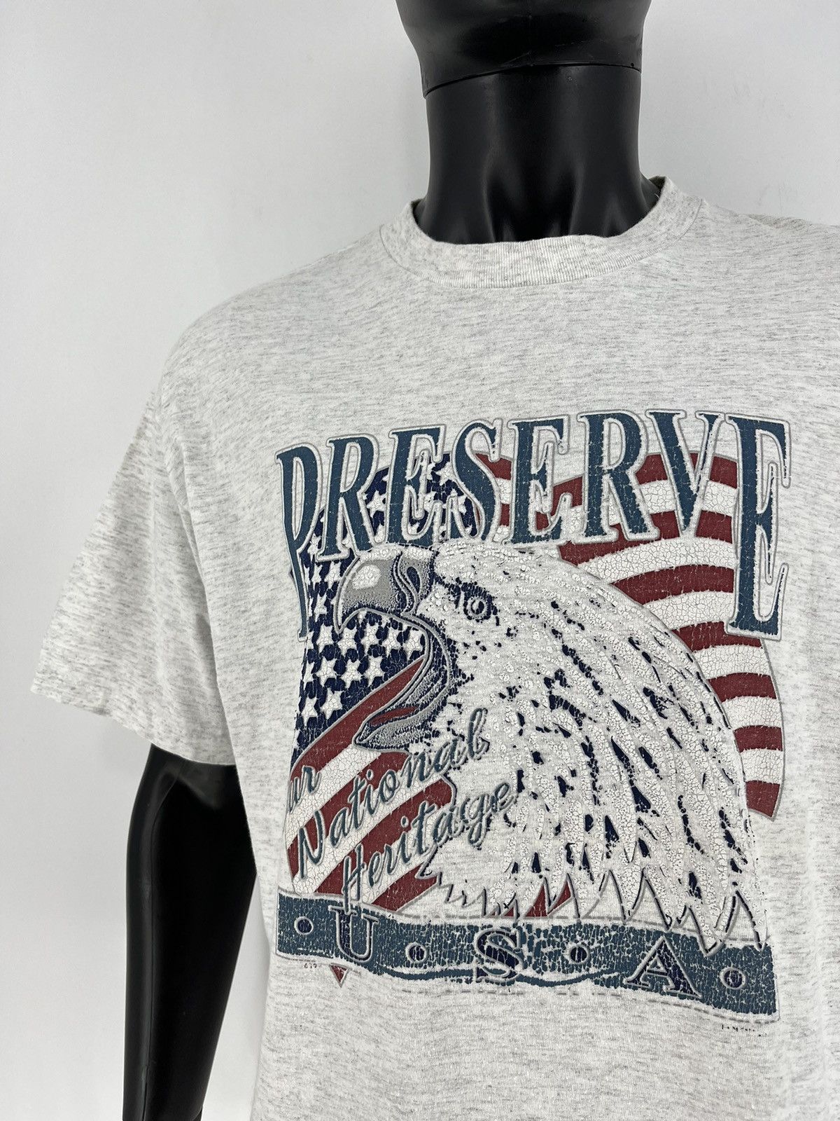 Vintage Vintage Eagles Preserves U.S.A Tees T Shirts Size US XL / EU 56 / 4 - 6 Thumbnail