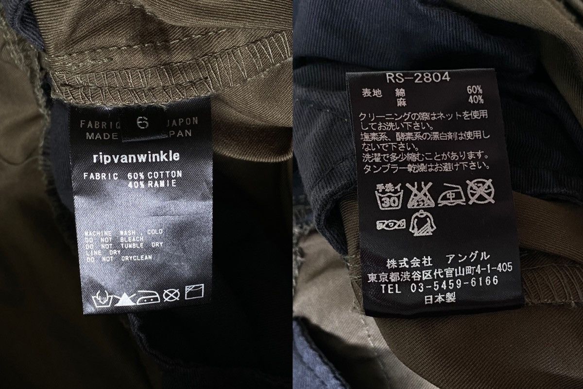 RIPVANWINKLE RIPVANWINKLE Articulated Utility Trousers Size US 34 / EU 50 - 3 Thumbnail