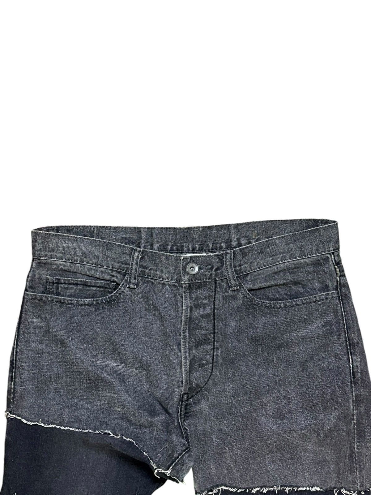 Japanese Brand SALES🔥Vintage Japanese Selvedge Custom Patched Loose Jeans Size US 33 - 5 Thumbnail