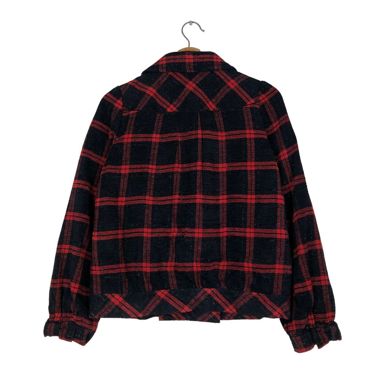 Hysteric Glamour DOUBLE BREAST WOOL BIKER JACKET MINIMUM JAPAN TARTAN DESIGN Size US S / EU 44-46 / 1 - 8 Thumbnail