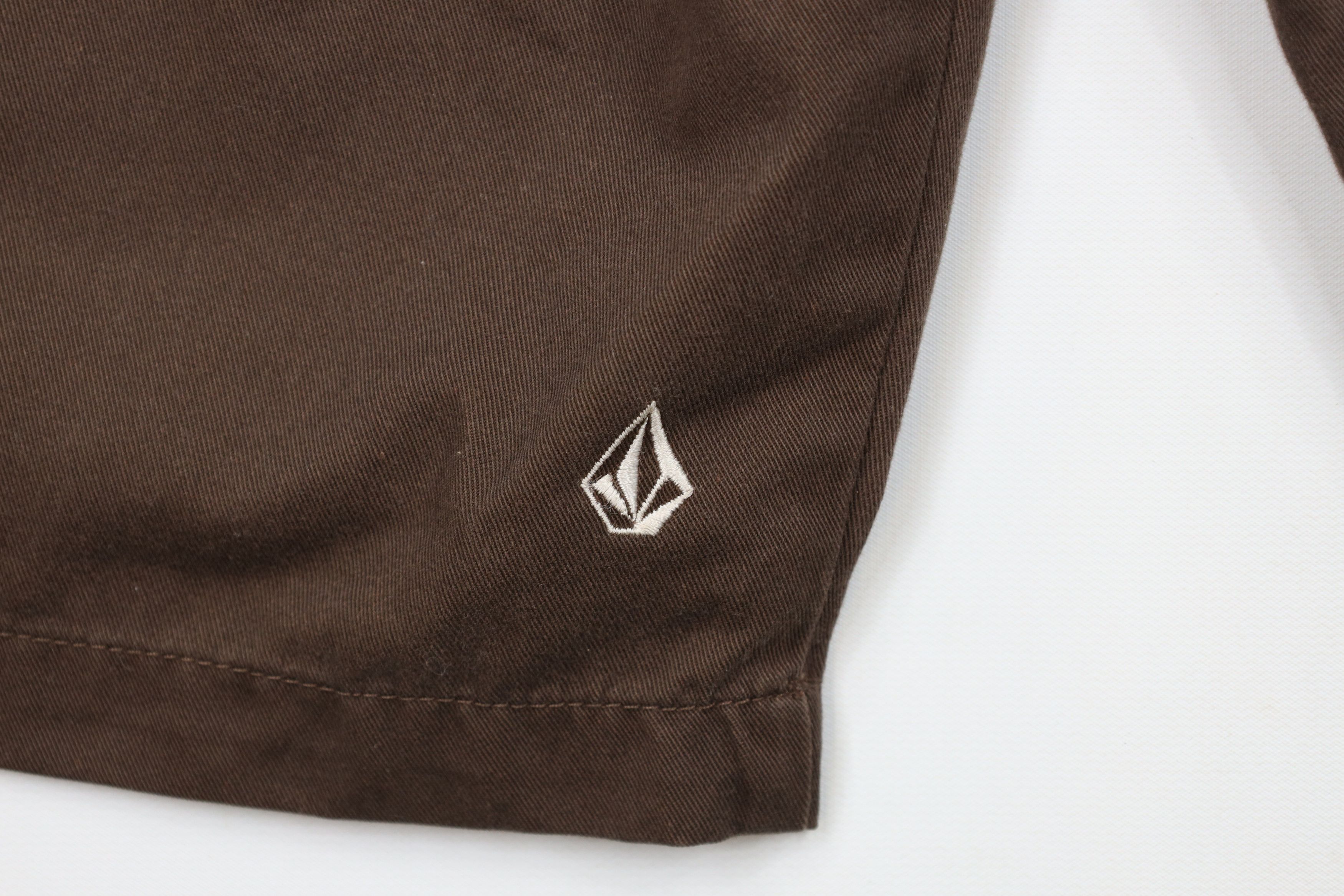 Vintage × Volcom Vintage Volcom Stone Out Baggy Surfing Chino Shorts Brown Size US 31 - 13 Thumbnail