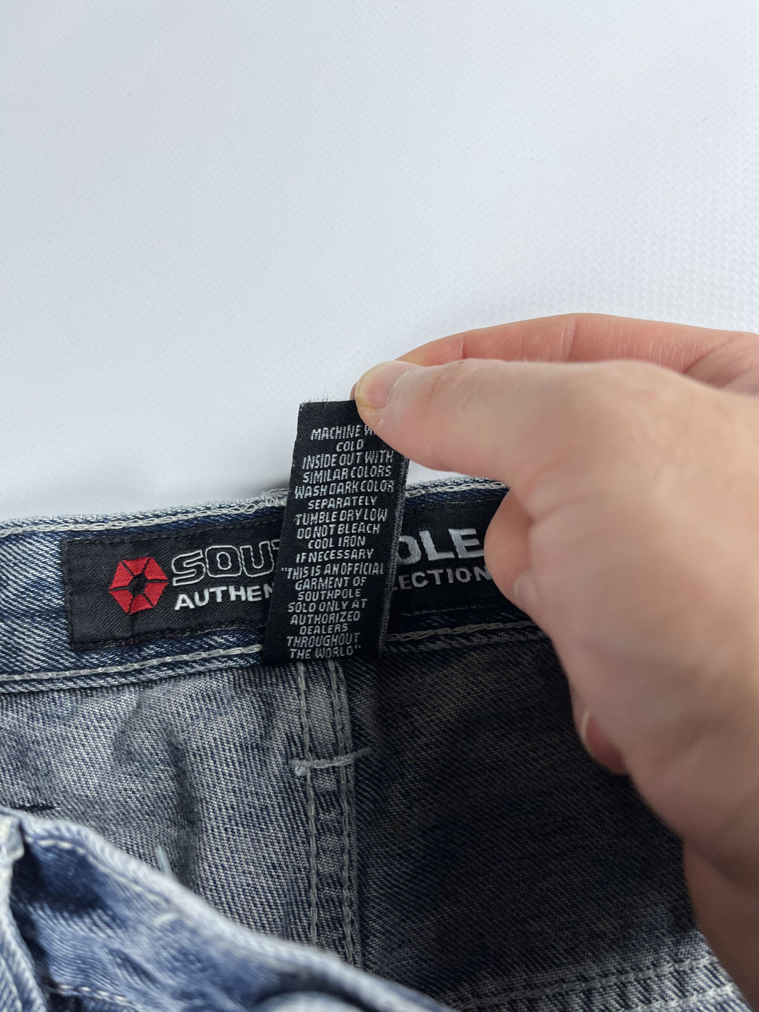 Southpole × Vintage SOUTHPOLE Baggy Vintage Faded Distressed Jean Size US 29 - 7 Thumbnail