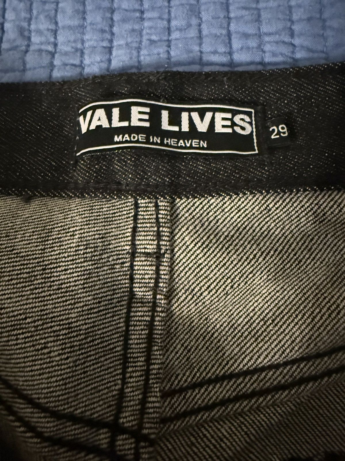 Vale Vale stacked denim jeans Size US 29 - 6 Thumbnail