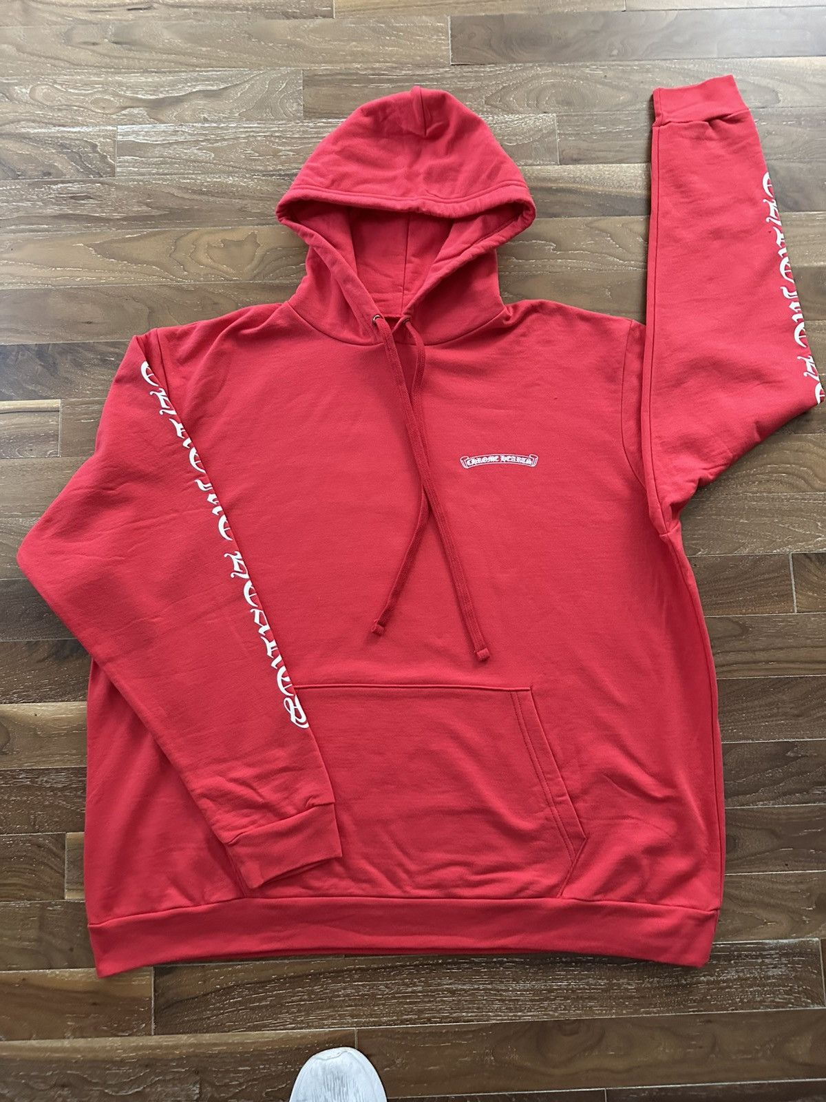 Chrome Hearts Chrome Hearts Red Scroll Hoodie Size US XXL / EU 58 / 5 - 4 Thumbnail