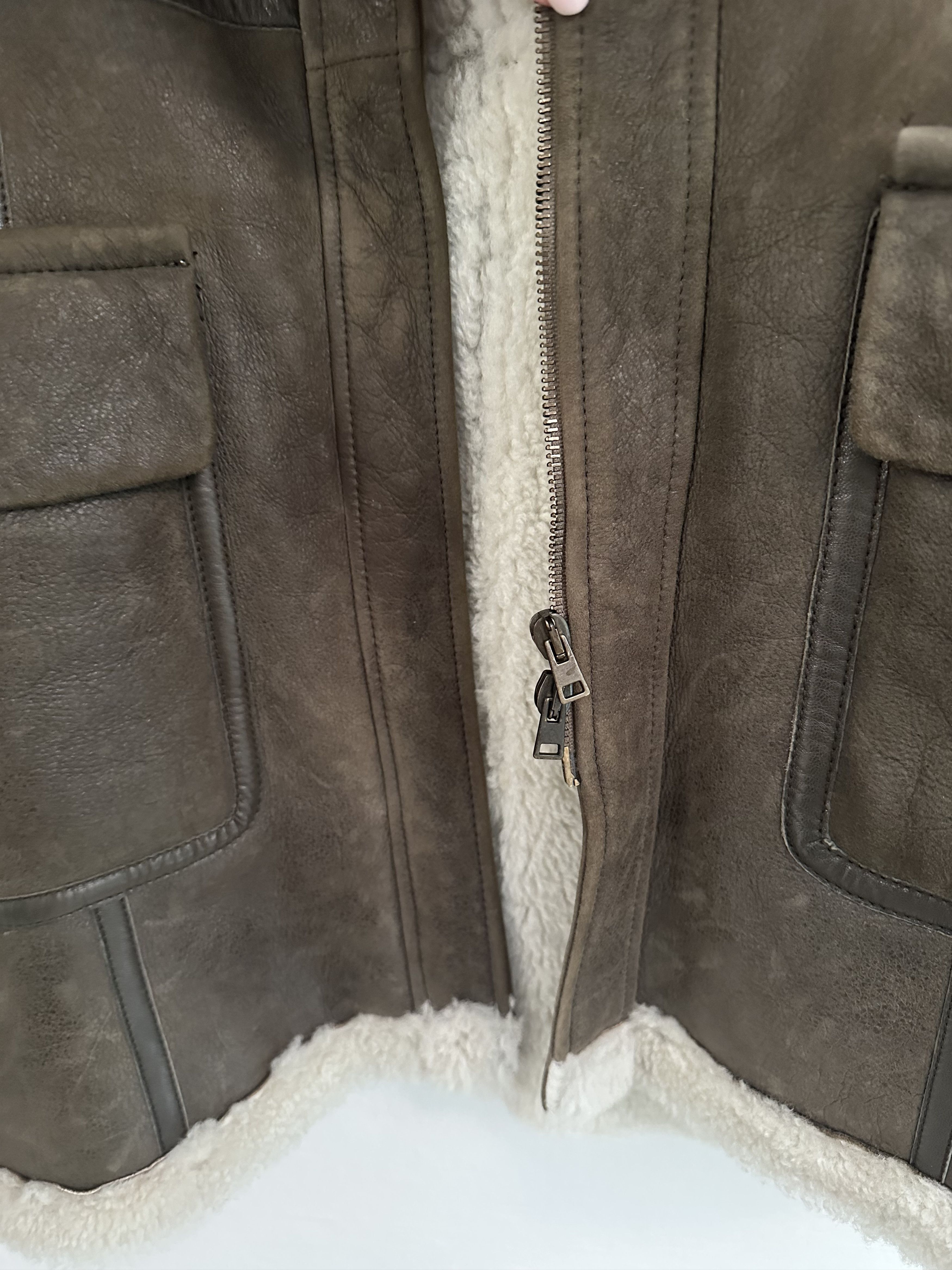 Jil Sander Jil Sander Navy Shearling Aviator olive Size S / US 4 / IT 40 - 8 Thumbnail