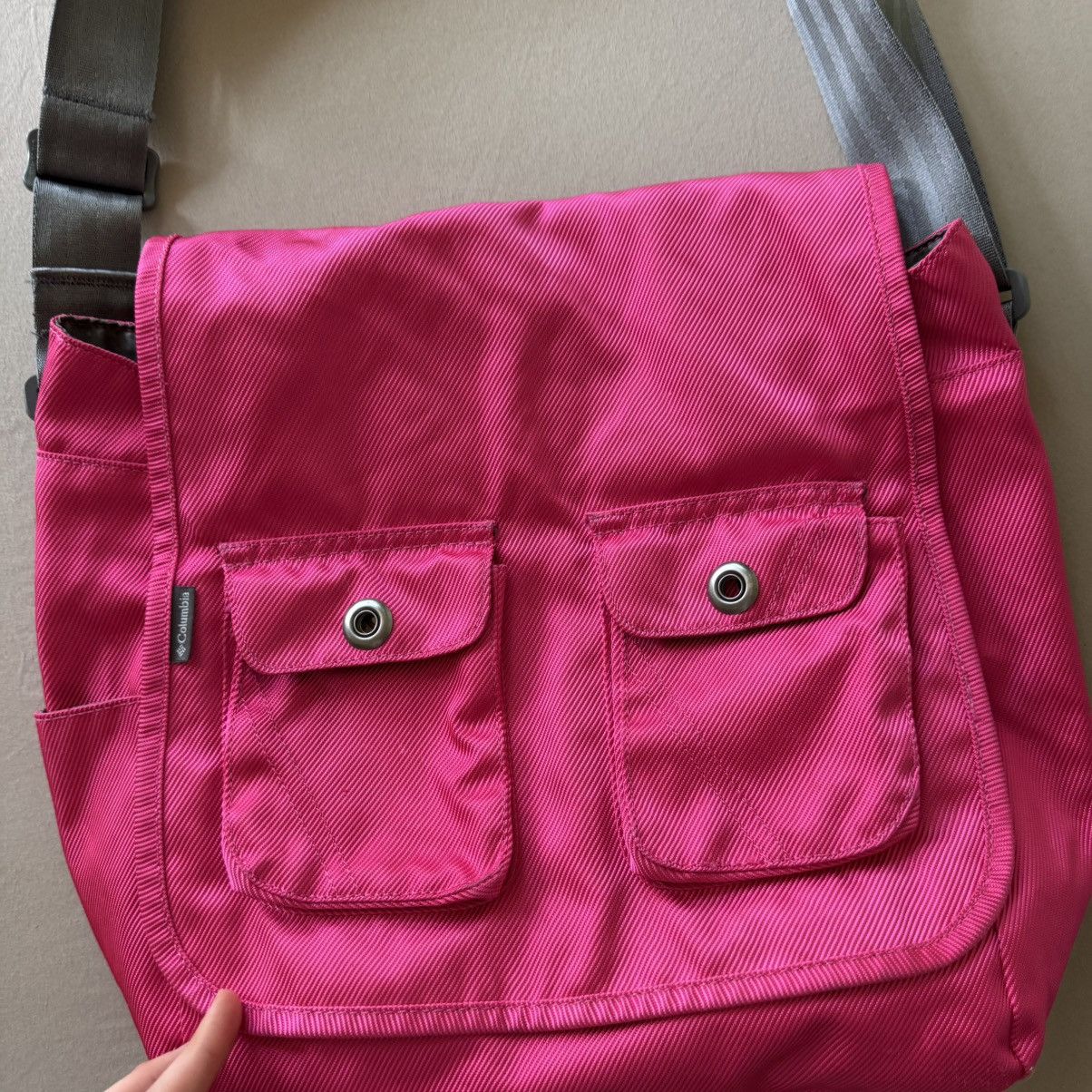 Columbia Vintage Columbia Pink Azza Il Hobo Messenger Bag Size ONE SIZE - 2 Thumbnail
