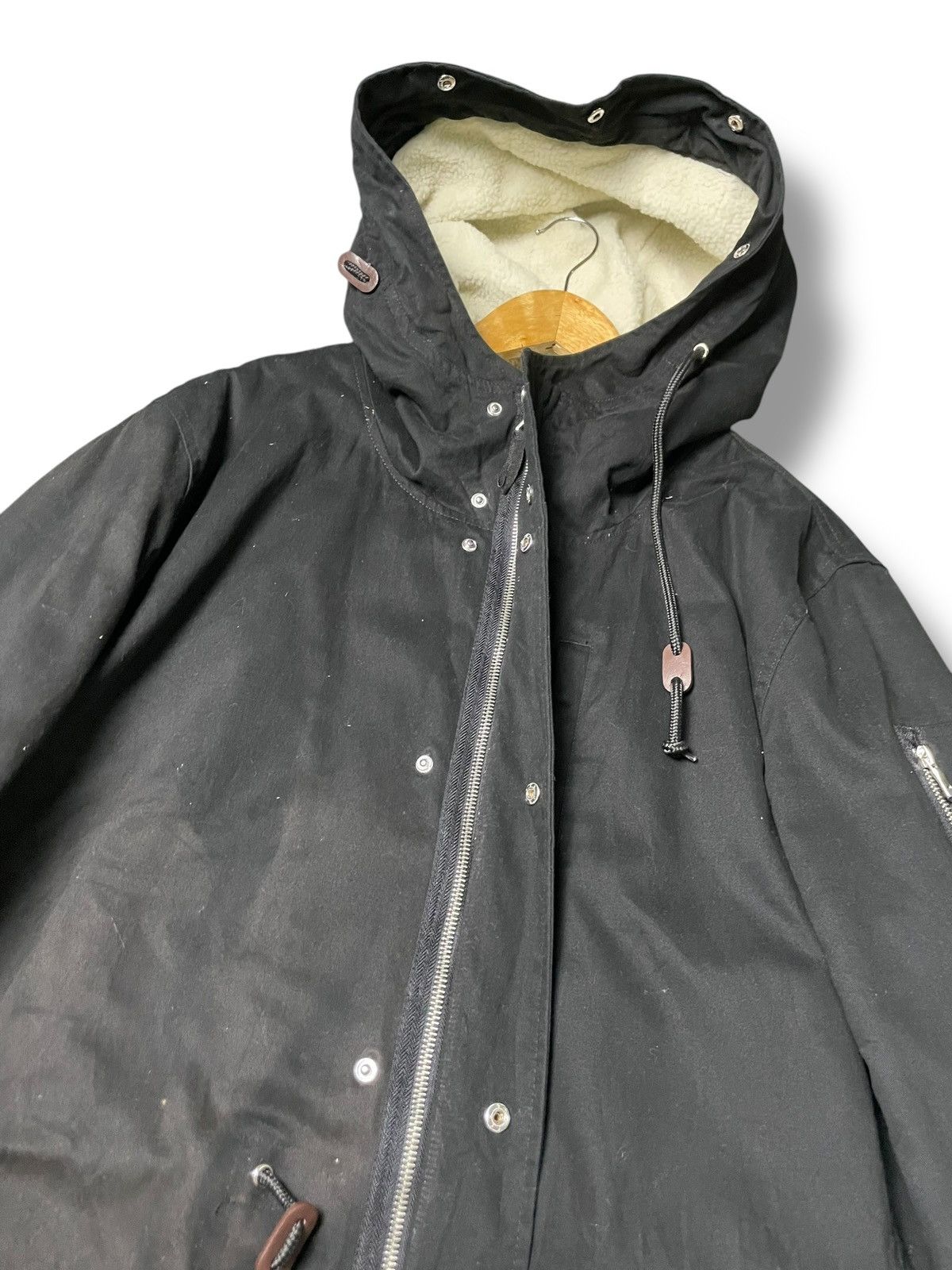 Japanese Brand × Vintage HALHAM Japanese Brand Hooded Coat (61) Size US XL / EU 56 / 4 - 6 Thumbnail