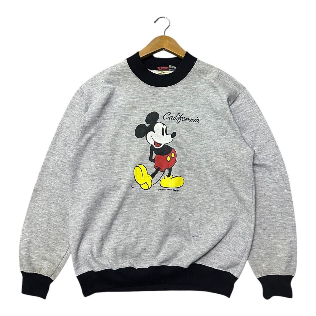 Mickey Mouse Vintage 90s Mickey mouse crewned sweatshirt Size US M / EU 48-50 / 2 - 1 Thumbnail