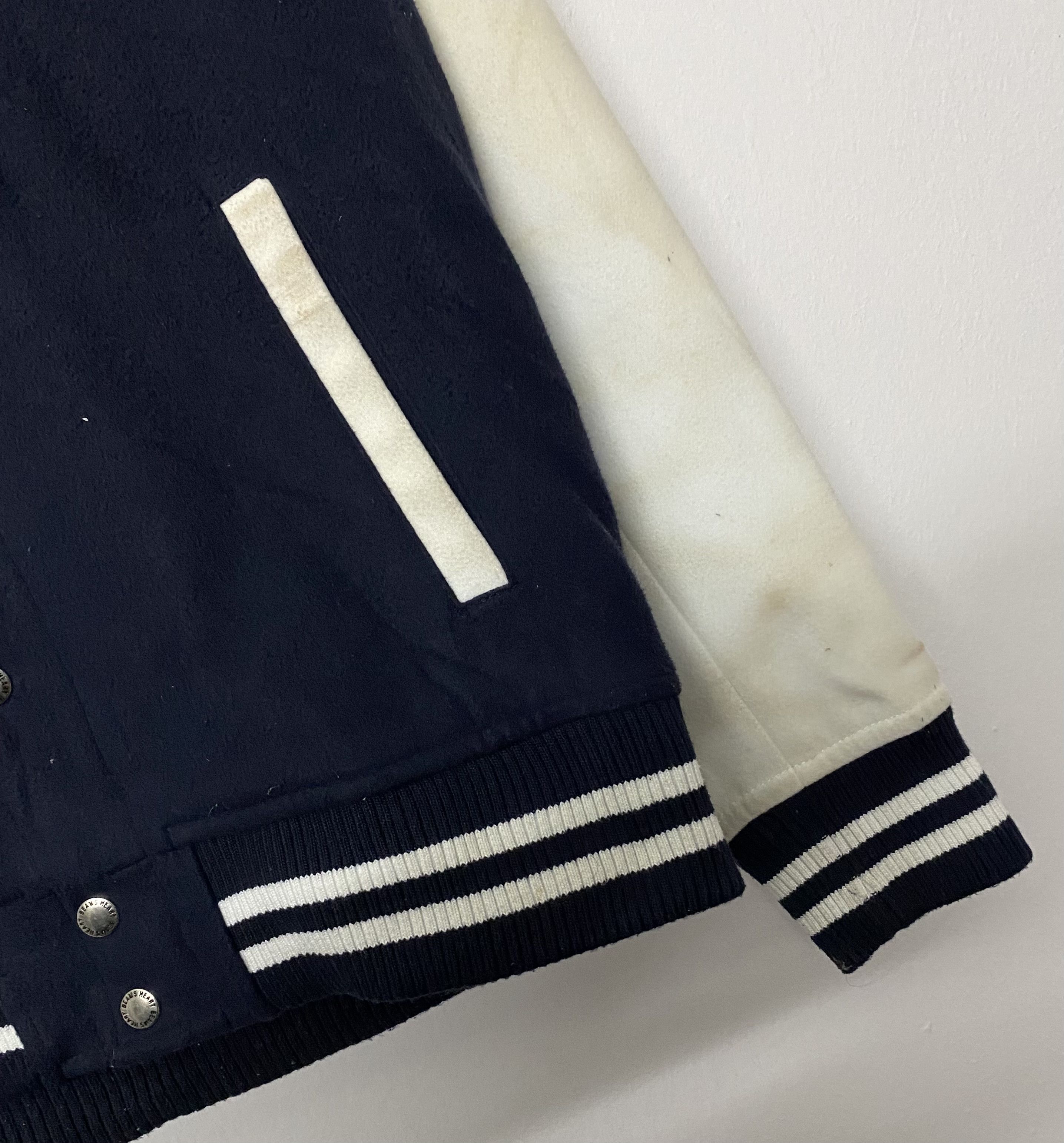 Beams Plus Beams Heart Varsity Sweater Jacket Size US S / EU 44-46 / 1 - 7 Thumbnail