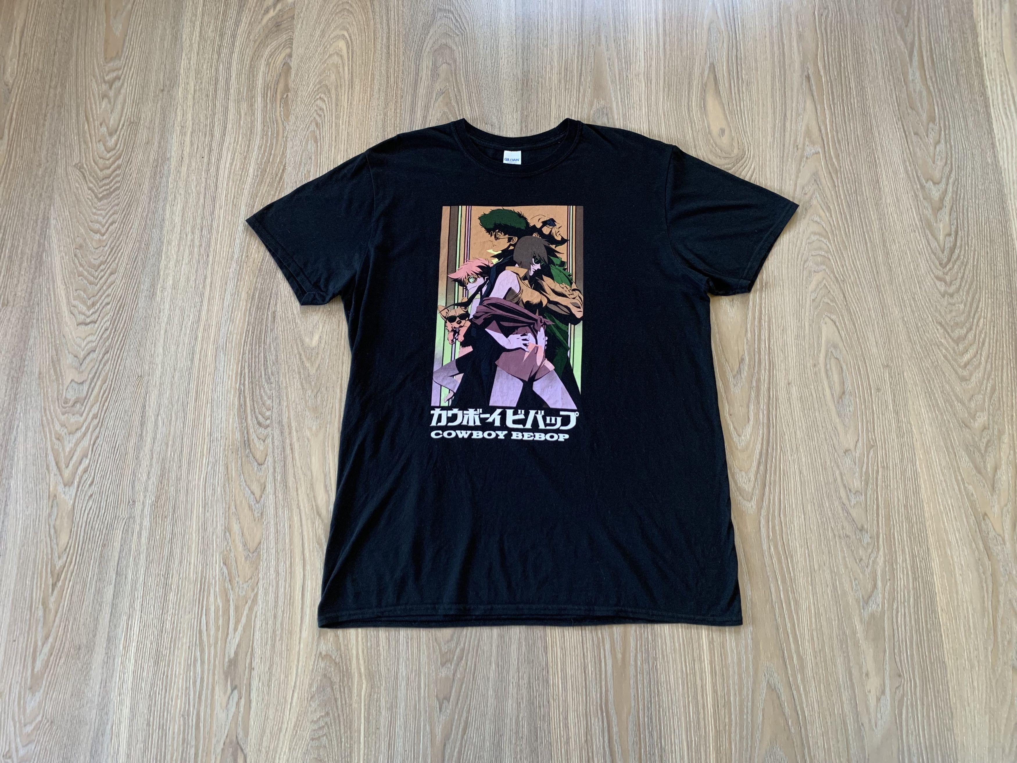 Anime × Gildan × Japanese Brand Vintage Anime Cowboy Bebop Licensed Short Sleeve Tee Size US XL / EU 56 / 4 - 1 Thumbnail