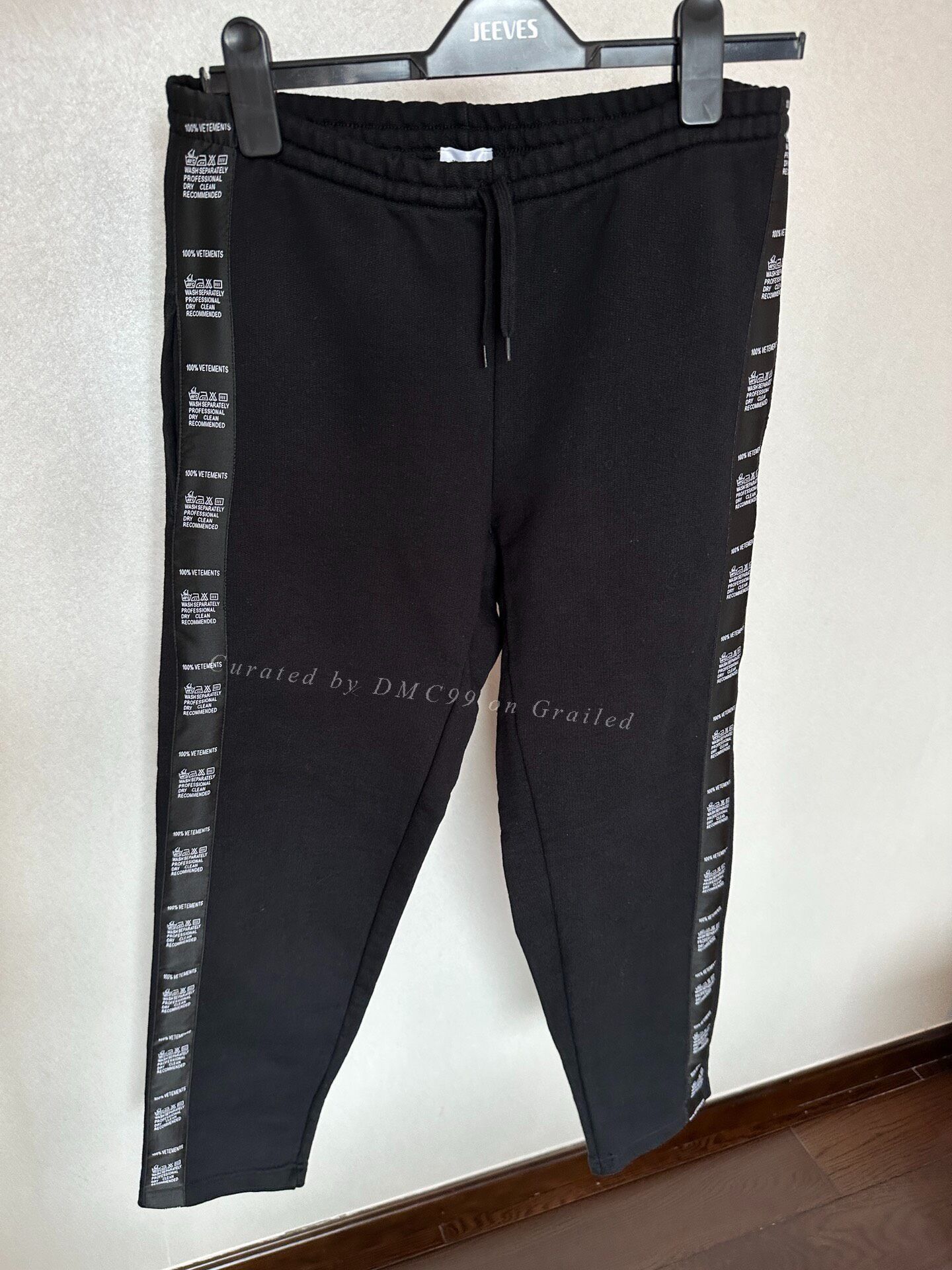 Vetements Vetements Black Sweatpants Size US 30 / EU 46 - 1 Thumbnail