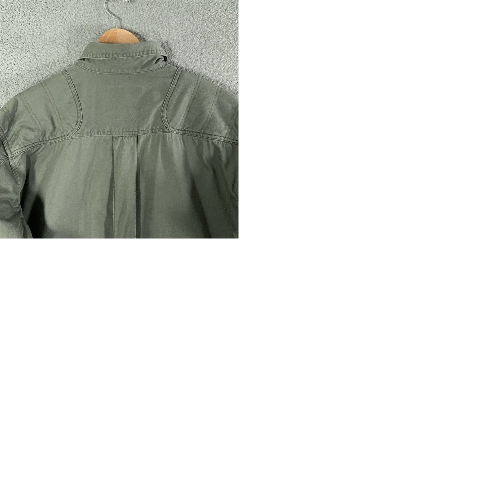 Vintage VINTAGE Woolrich Shirt Mens Button-Up Long Sleeve Olive Green 90s Hunting Military Outdoor Rugged Utility Large L Size US L / EU 52-54 / 3 - 10 Thumbnail