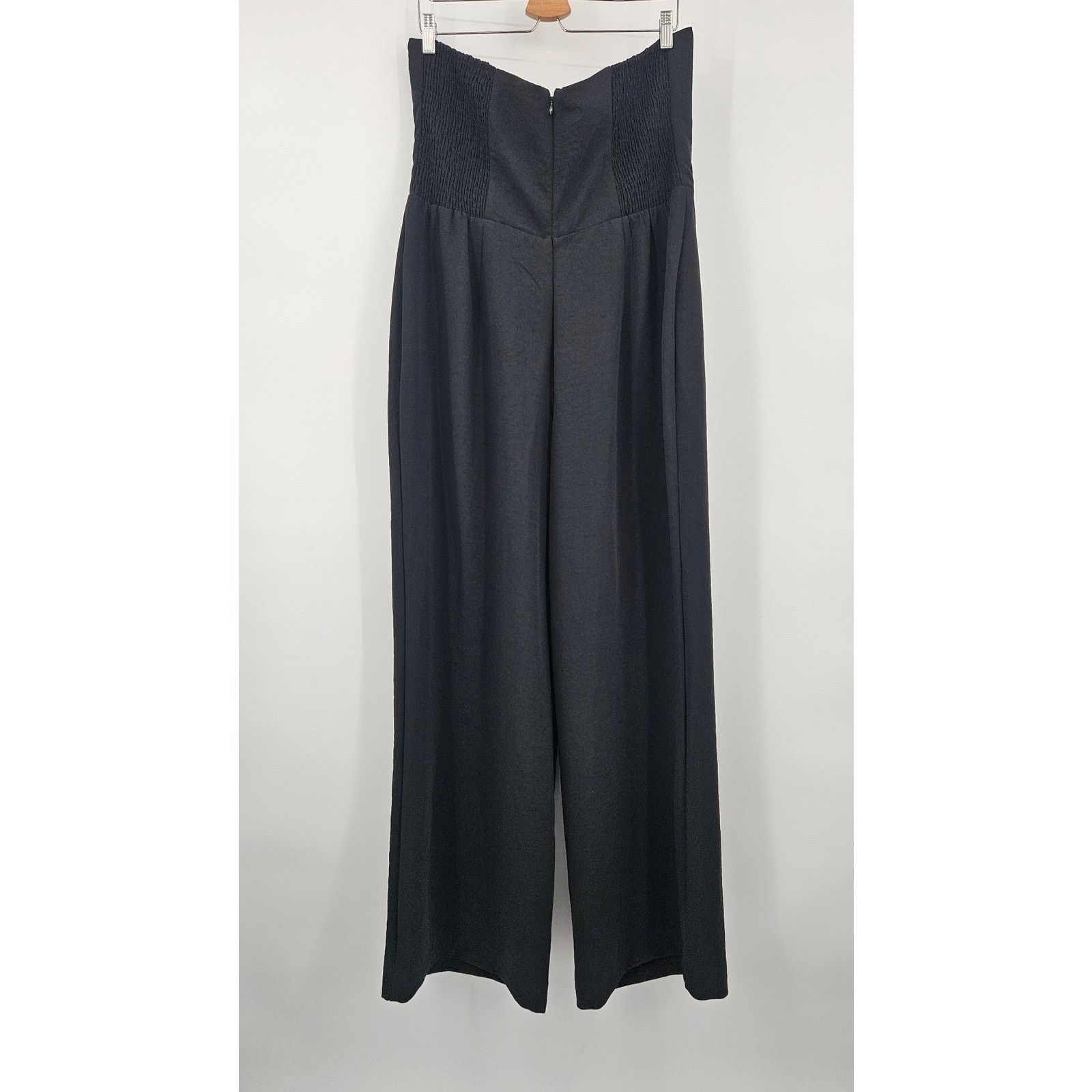 Abercrombie & Fitch NEW Abercrombie & Fitch StraplessCrepe Jumpsuit Black Size 38" / US 16 / IT 52 - 8 Thumbnail