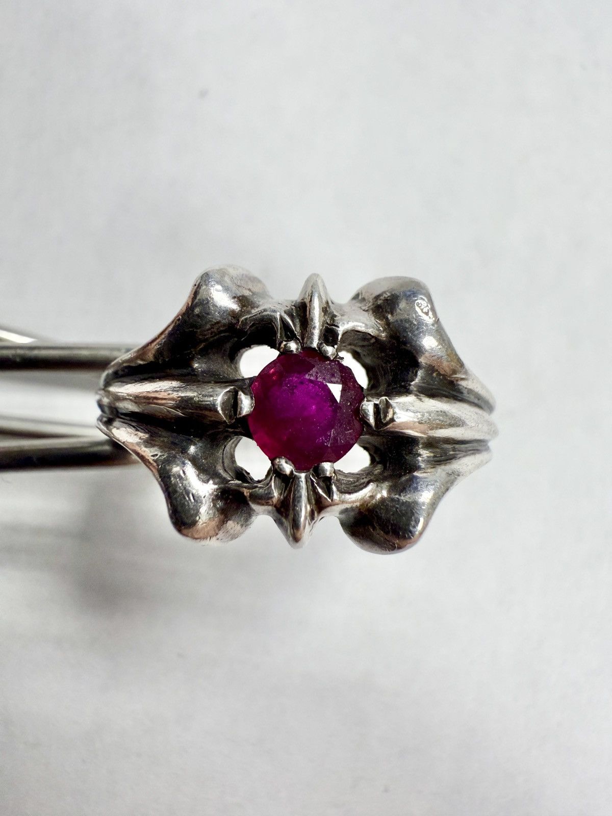 Chrome Hearts Chrome Hearts SKT Ruby Ring Sz. 5 Size ONE SIZE - 2 Thumbnail