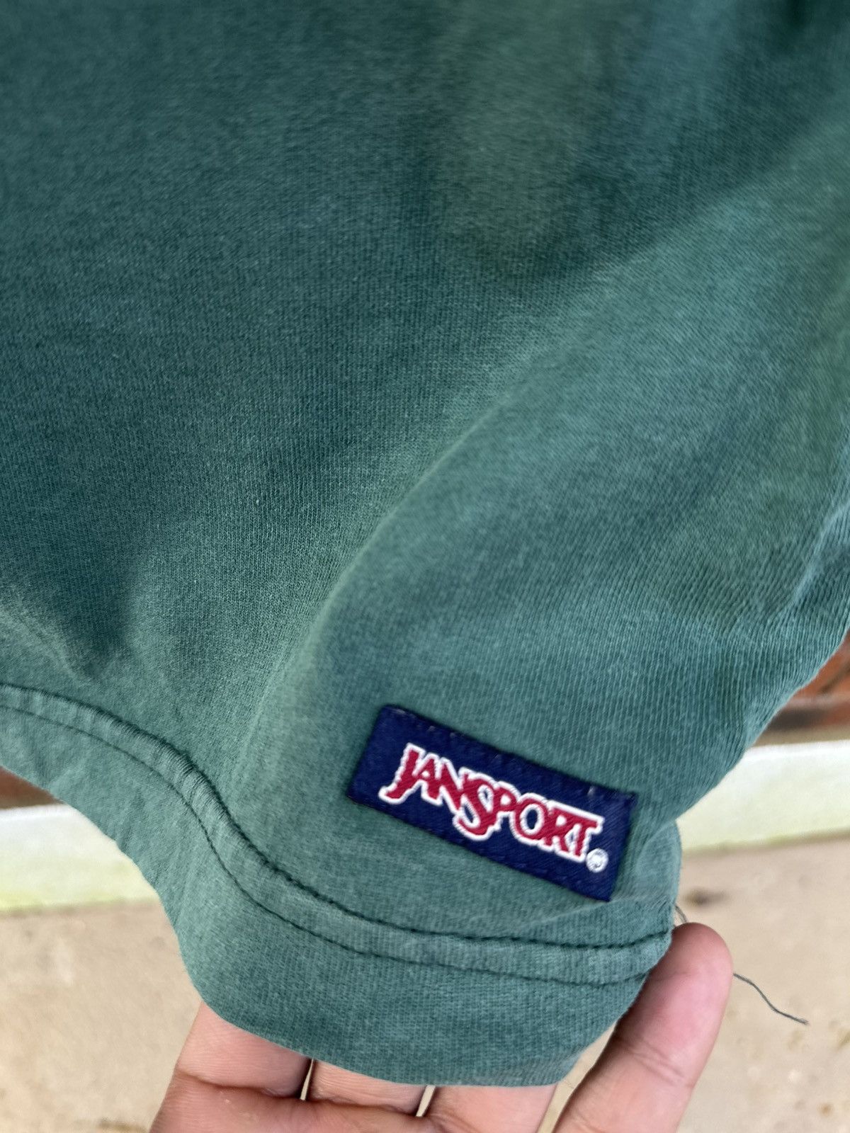 Jansport Vintage 90s JanSport Mountain Tour Faded Tee Size US M / EU 48-50 / 2 - 6 Thumbnail
