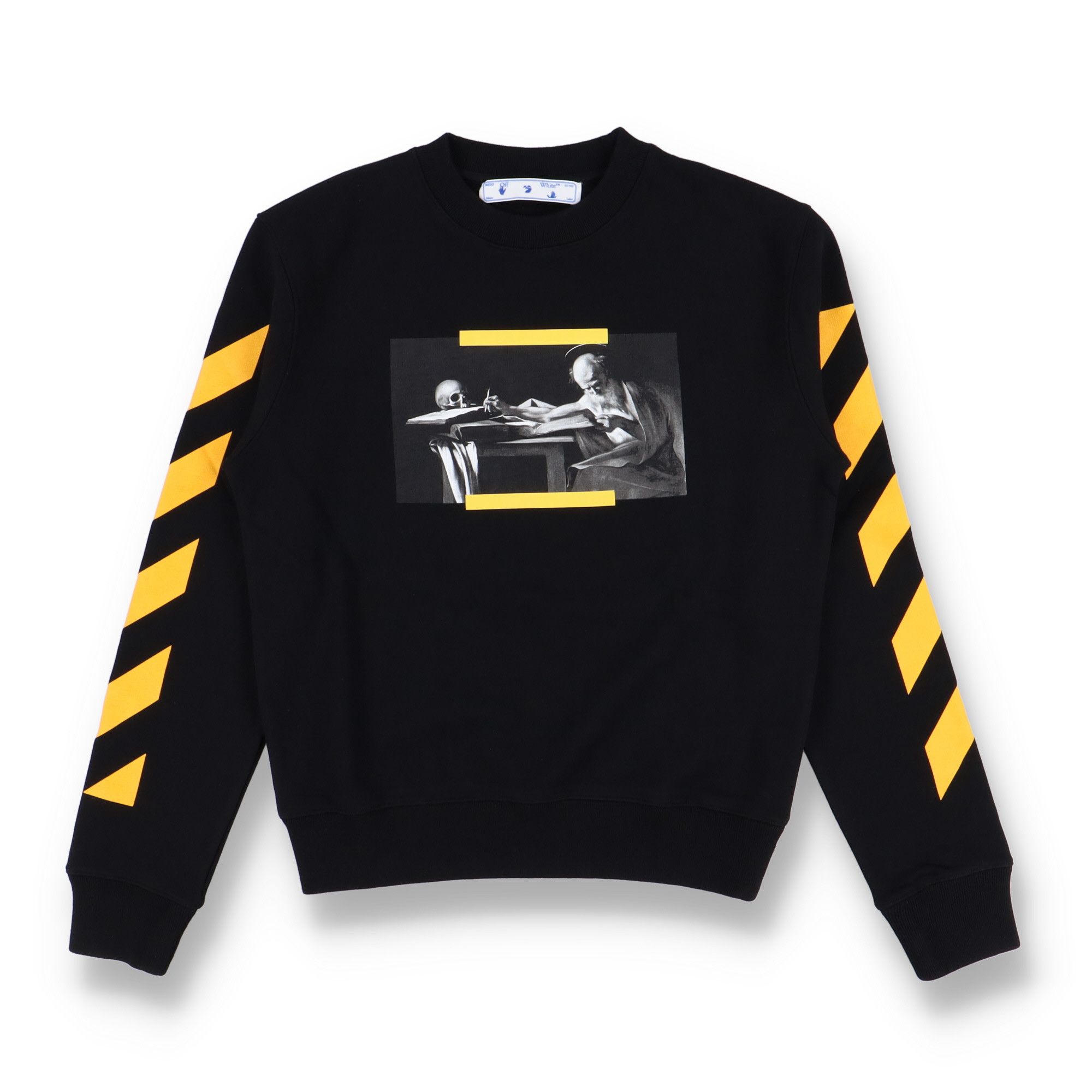 Black Caravaggio Diagonals Sweatshirt
