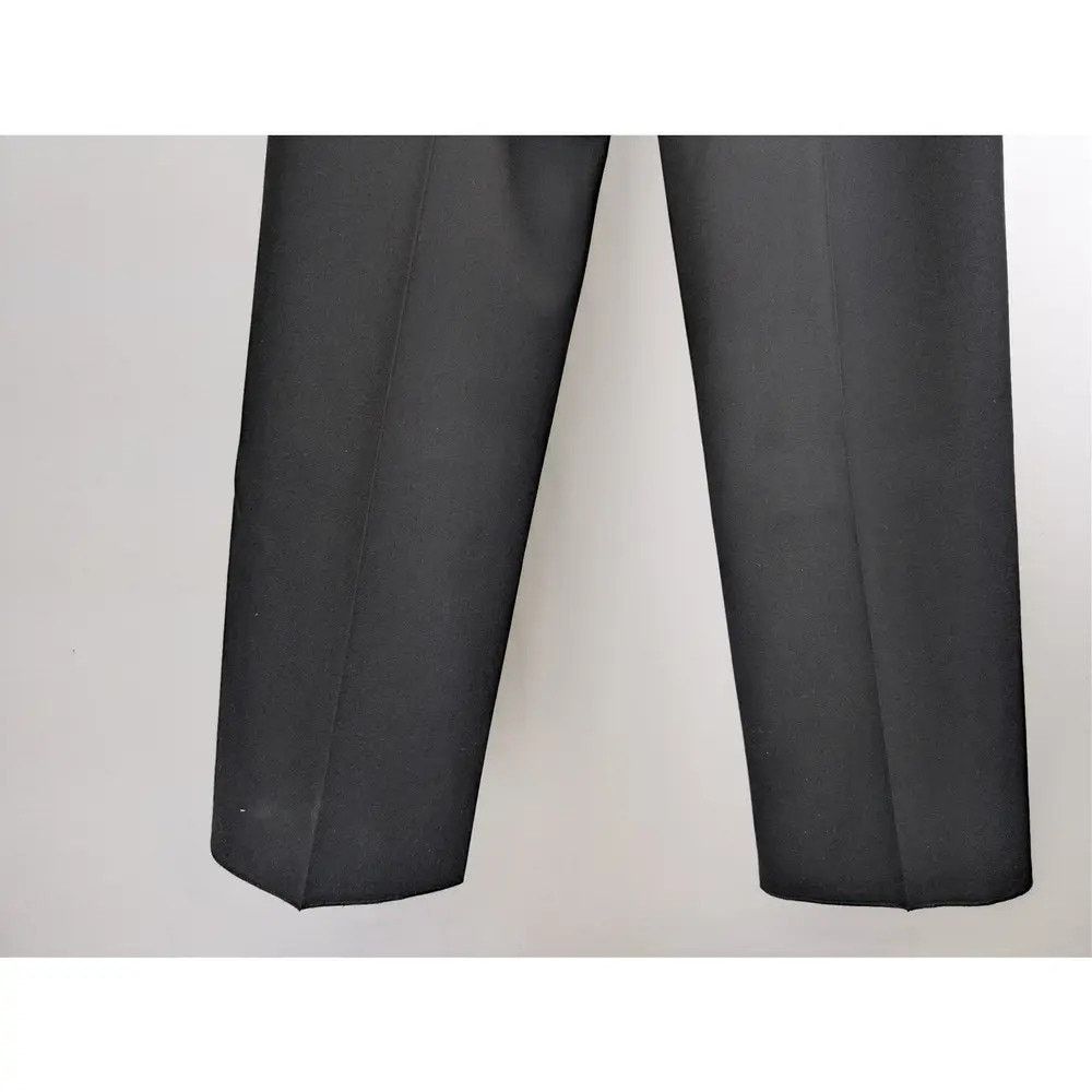 Balenciaga o1rshd1 Unisex Dry Wool Twill Tailored Pants in Black Size US 28 / EU 44 - 11 Thumbnail