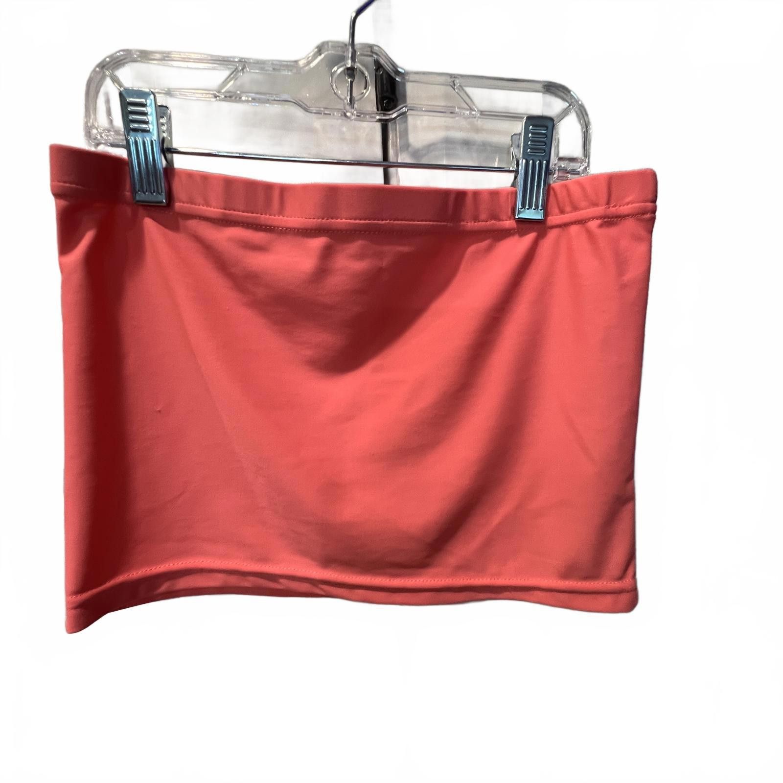 Unknown London Coral Pink Women's Bandeau Top Size ONE SIZE - 2 Thumbnail