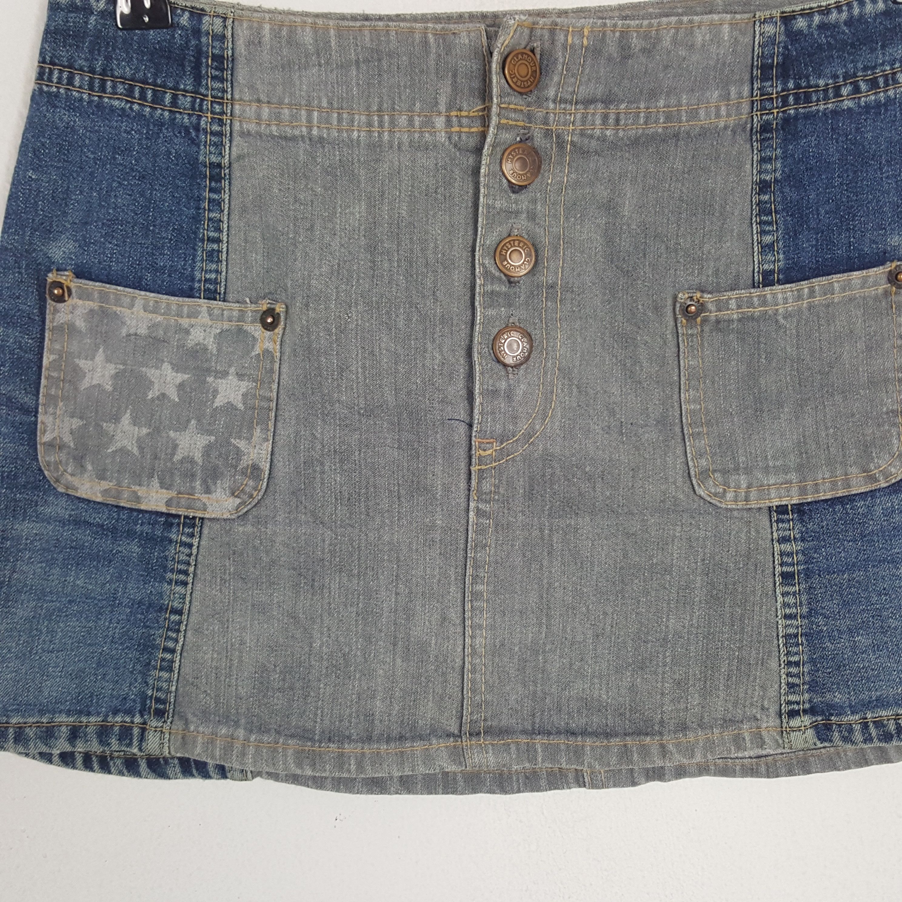 Hysteric Glamour × Japanese Brand × Vintage Vintage Hysteric Glamour Japanese Brand Denim Skirts Size 28" / US 6 / IT 42 - 2 Thumbnail