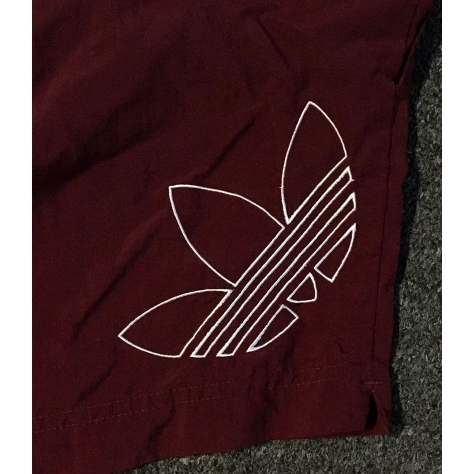 Adidas VINTAGE adidas Shorts Mens XL Red Vtg 80s 90s Trefoil Board Swim Trunks Track Beach Tennis Size US 36 / EU 52 - 3 Thumbnail