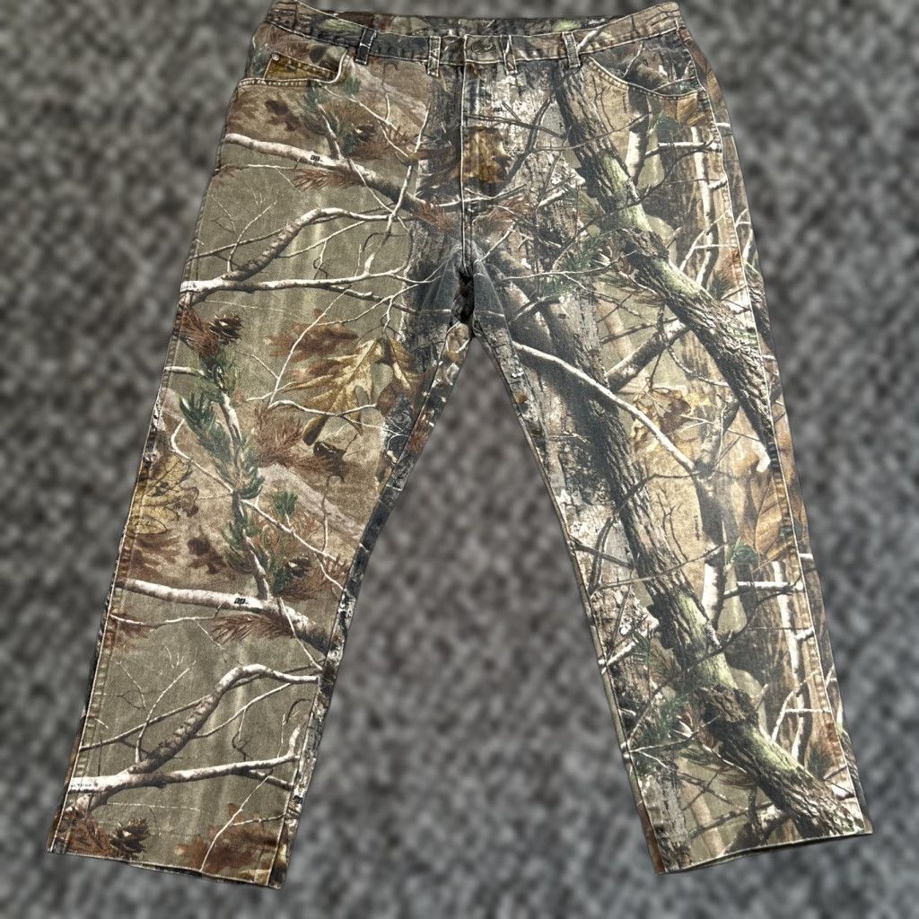 Wrangler VINTAGE Wrangler Mens Jeans 42x26 Camo Denim Hunting Outdoor Pants Realtree ProGear Size US 42 / EU 58 - 1 Thumbnail