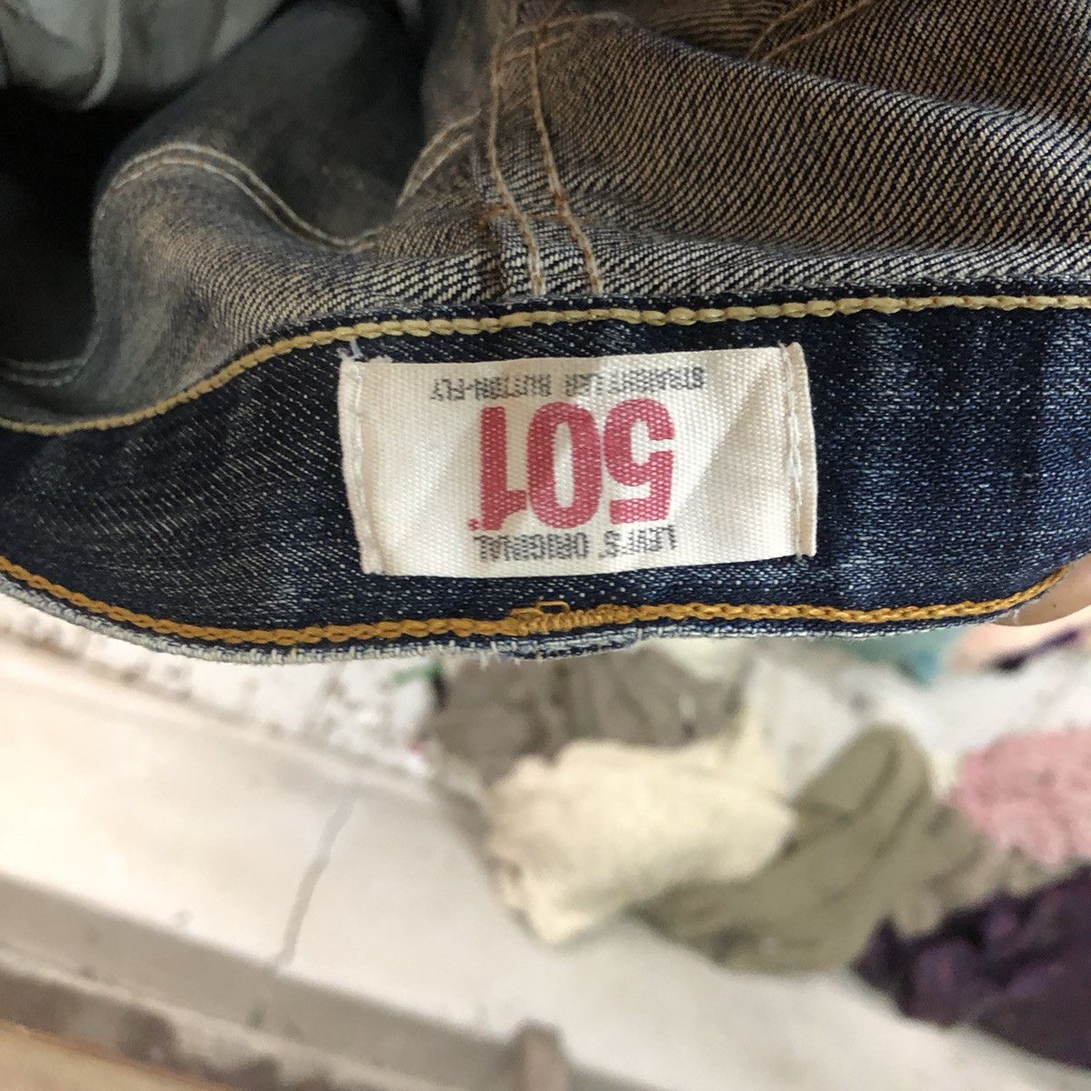 Levi's 501 levis faded Blue Denim Pants #7314 Size US 32 / EU 48 - 22 Thumbnail