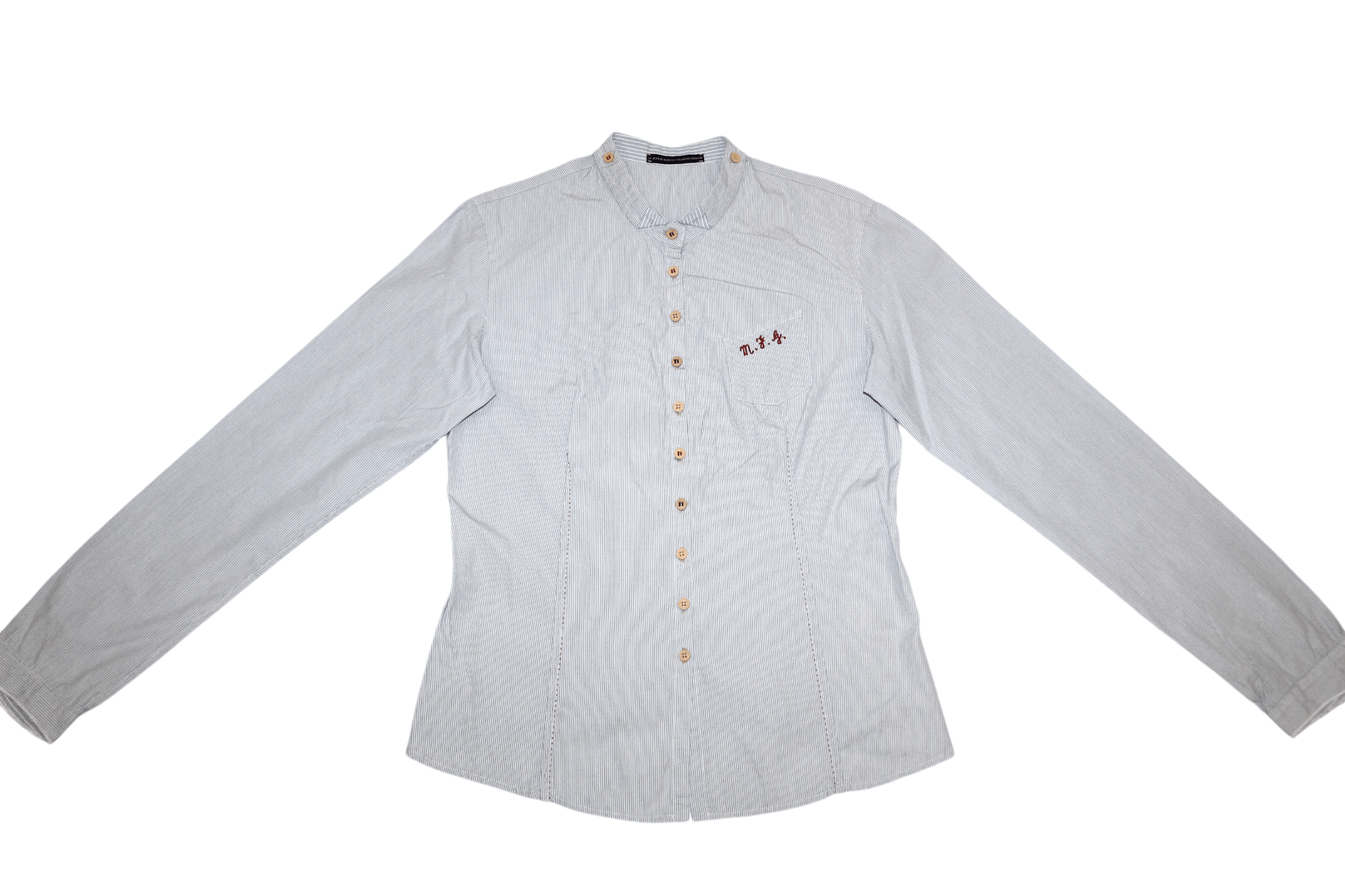 Marithe + Francois Girbaud Le Jean de Marithe Francois Girbaud Signatured Hickory Shirt Size M / US 6-8 / IT 42-44 - 4 Thumbnail