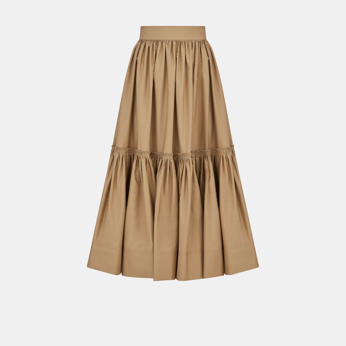 image of Dior O1Bcso1Str0524 Skirt In Beige, Women's (Size 34)