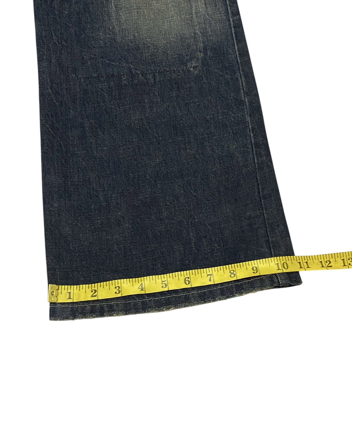 Marithe + Francois Girbaud Marithe Francois Girbaud Distressed Wide Leg Denim Pants Size US 36 / EU 52 - 21 Thumbnail