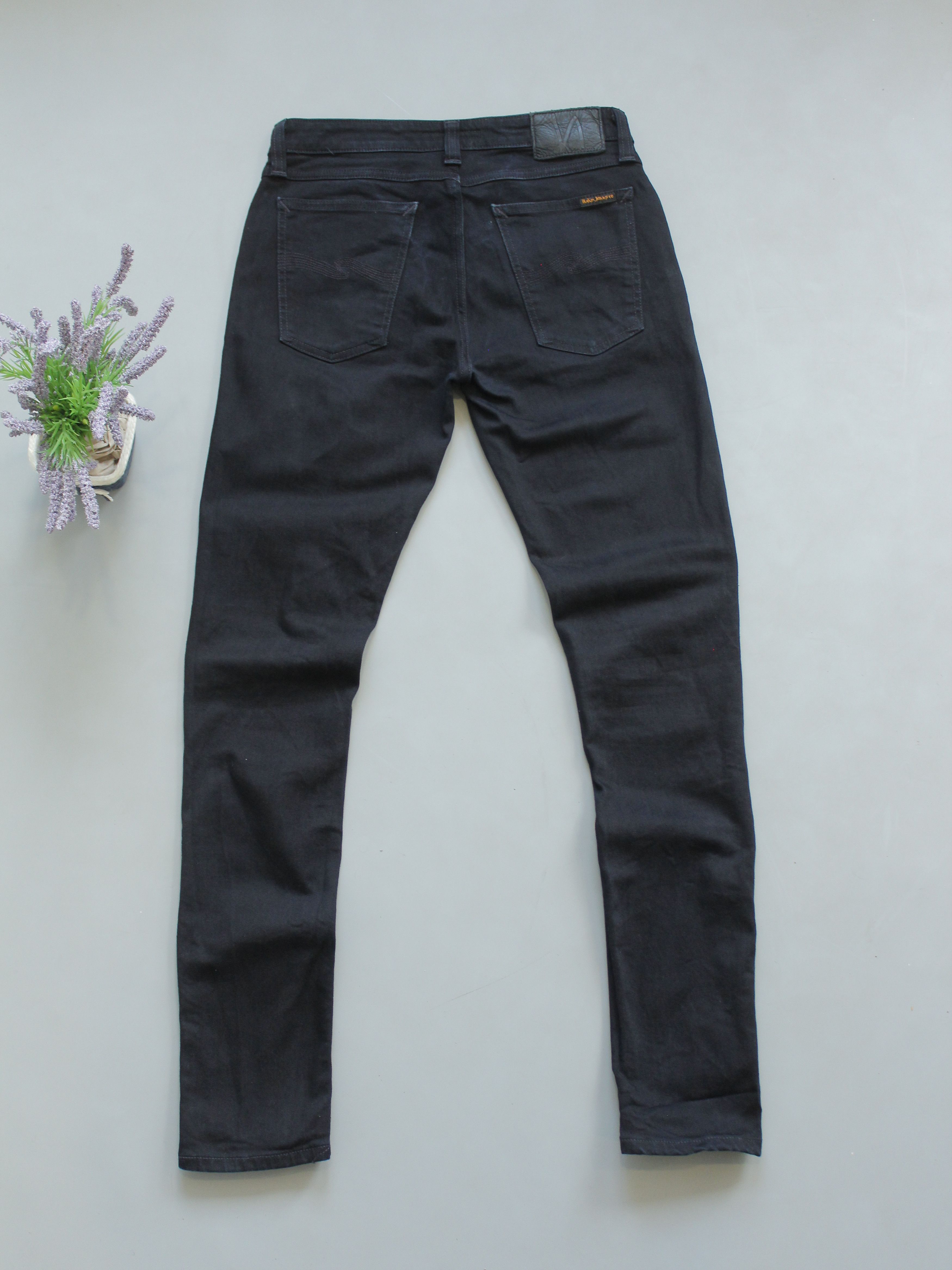 Nudie Jeans NUDIE JEANS DENIM SKINNY LIN BLACK BLACK 30 / 32 Size US 30 / EU 46 - 1 Thumbnail
